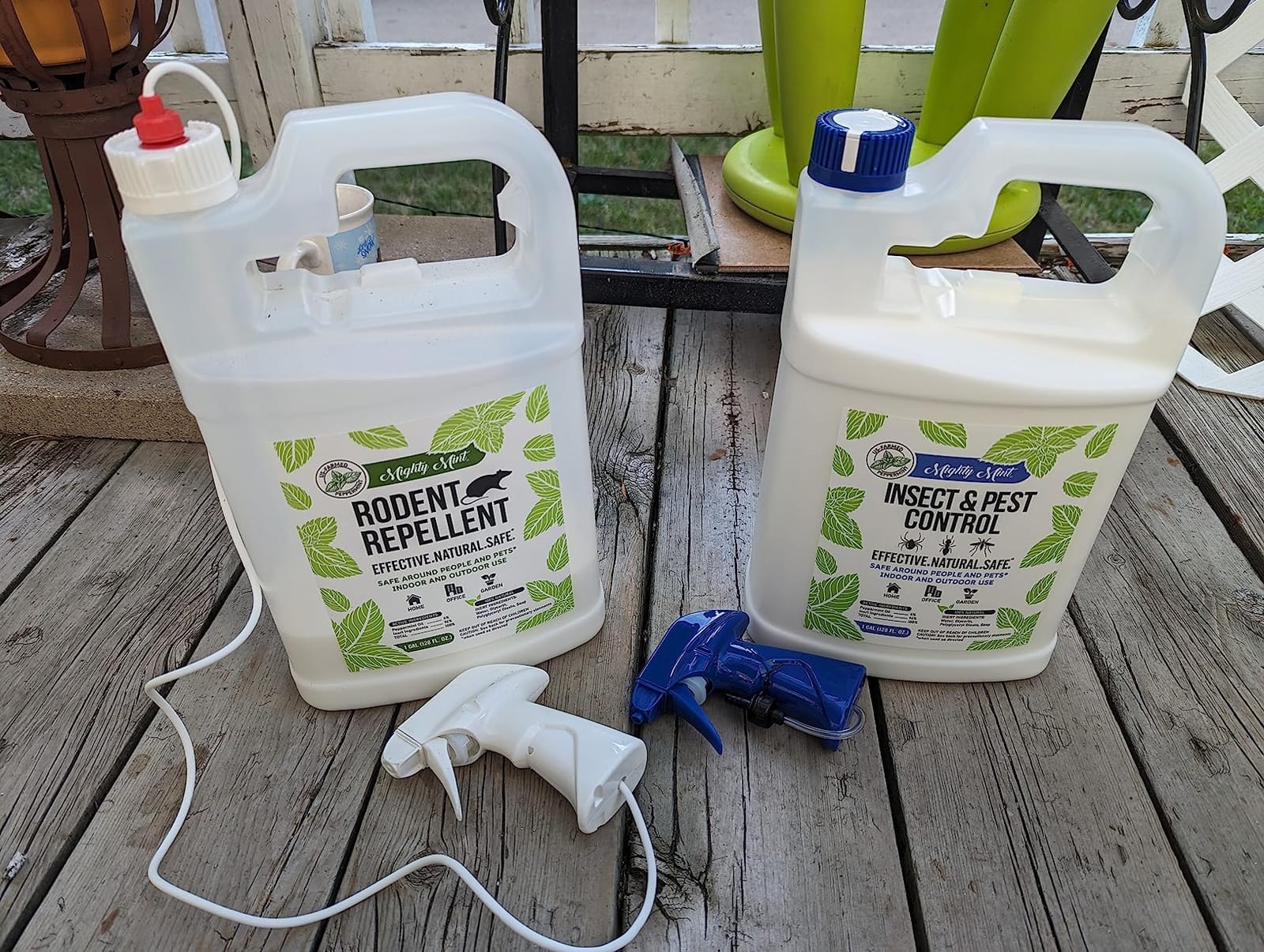 Mighty Mint Peppermint Oil Rodent Repellent Spray, 1 Gallon (128 oz) | Natural Indoor & Outdoor Control for Mice and Rats, Plant-Based, Extra-Strong Formula with Microfiber Cloth customer photo 1