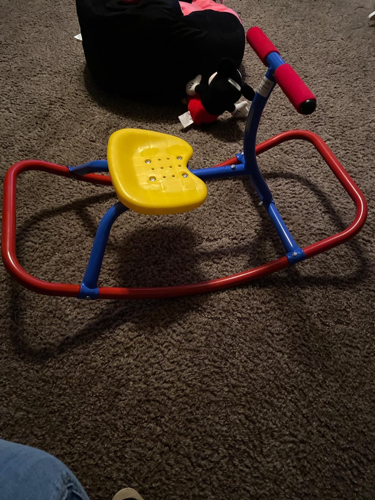 PLATPORTS Kids Indoor Single Rocking Seesaw, Safety-Stable Wide Base Rocker for Ages 3 4 5 6, Supports Balance, Coordination & Motor Skill Development customer photo 1