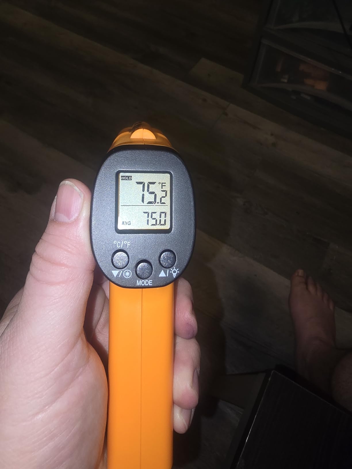 TempPro TempScan Infrared Thermometer Gun for Pizza Oven Griddle HVAC | Temperature Gun with Adjustable Emissivity, Infrared Thermometer for Cooking BBQ Meat Engine, -58 to 1022F customer photo 2