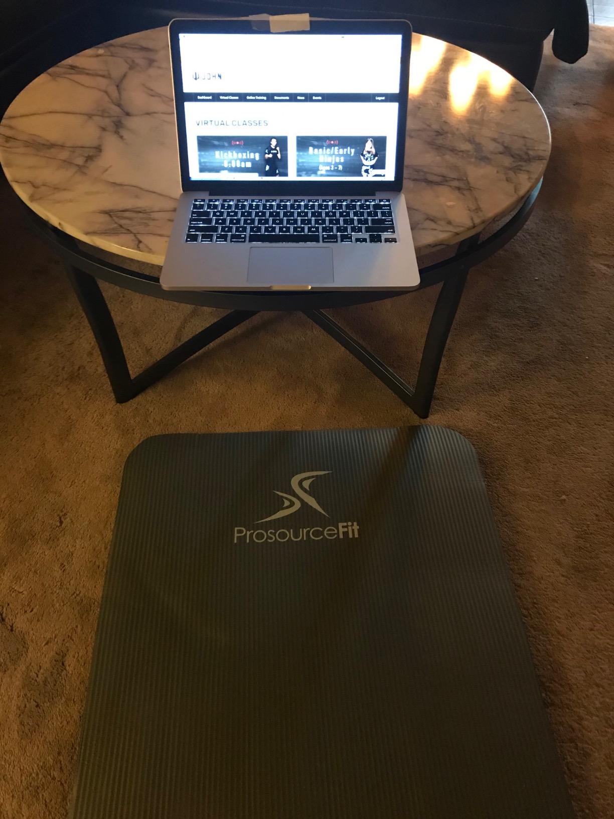 ProsourceFit Extra Thick Yoga and Pilates Mat 1