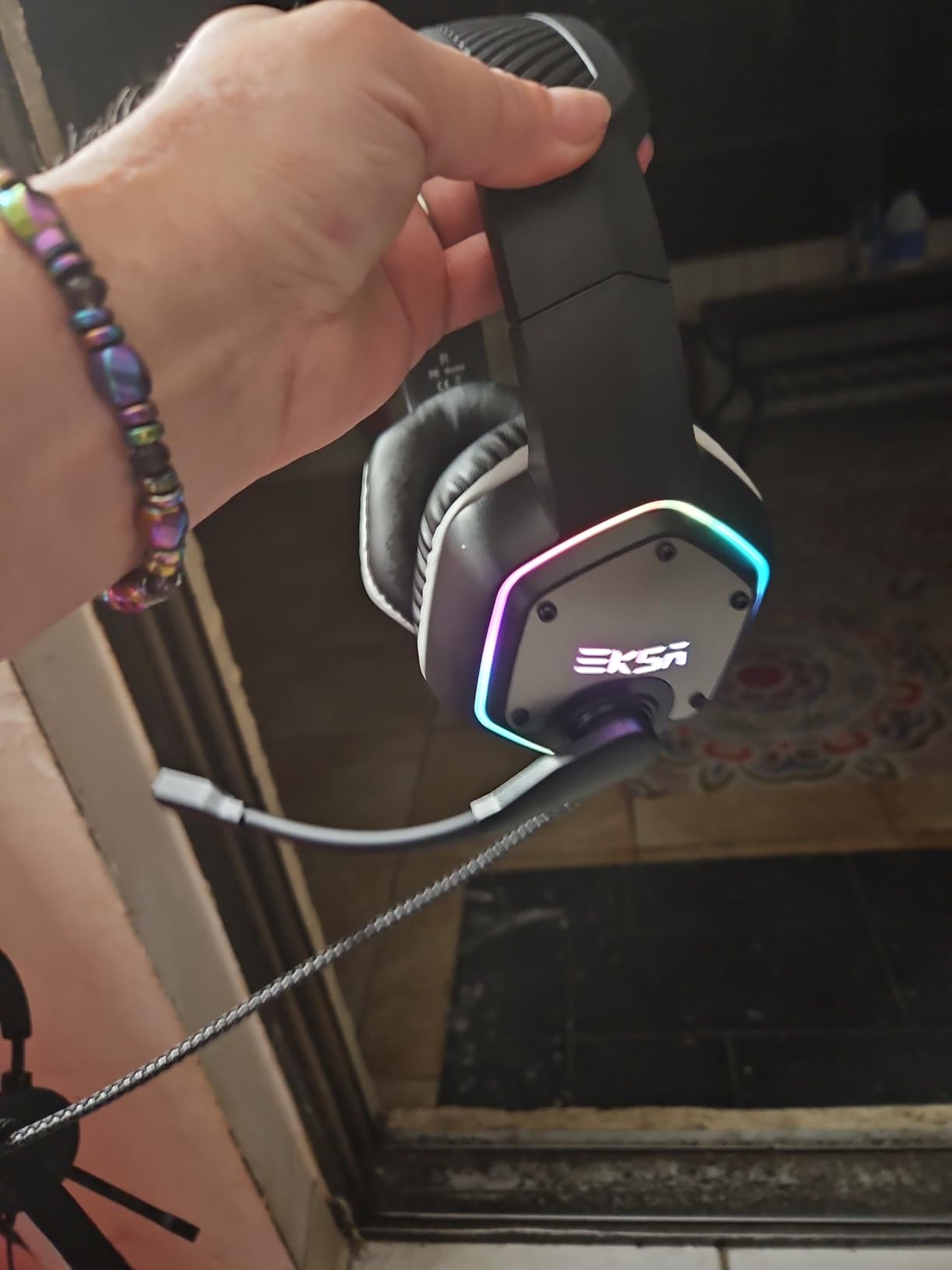 EKSA E1000 USB PC Gaming Headset with Mic, 7.1 Surround Sound customer photo 2