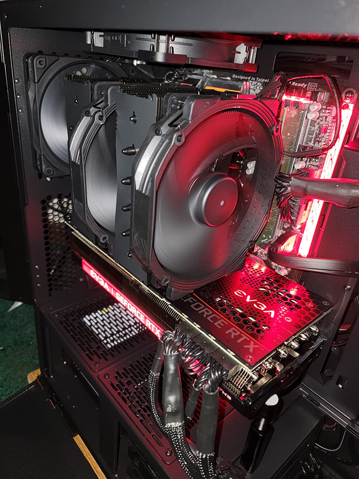 Noctua NH-D15 chromax.Black, Quiet High-Performance Dual Tower CPU Cooler customer photo 2