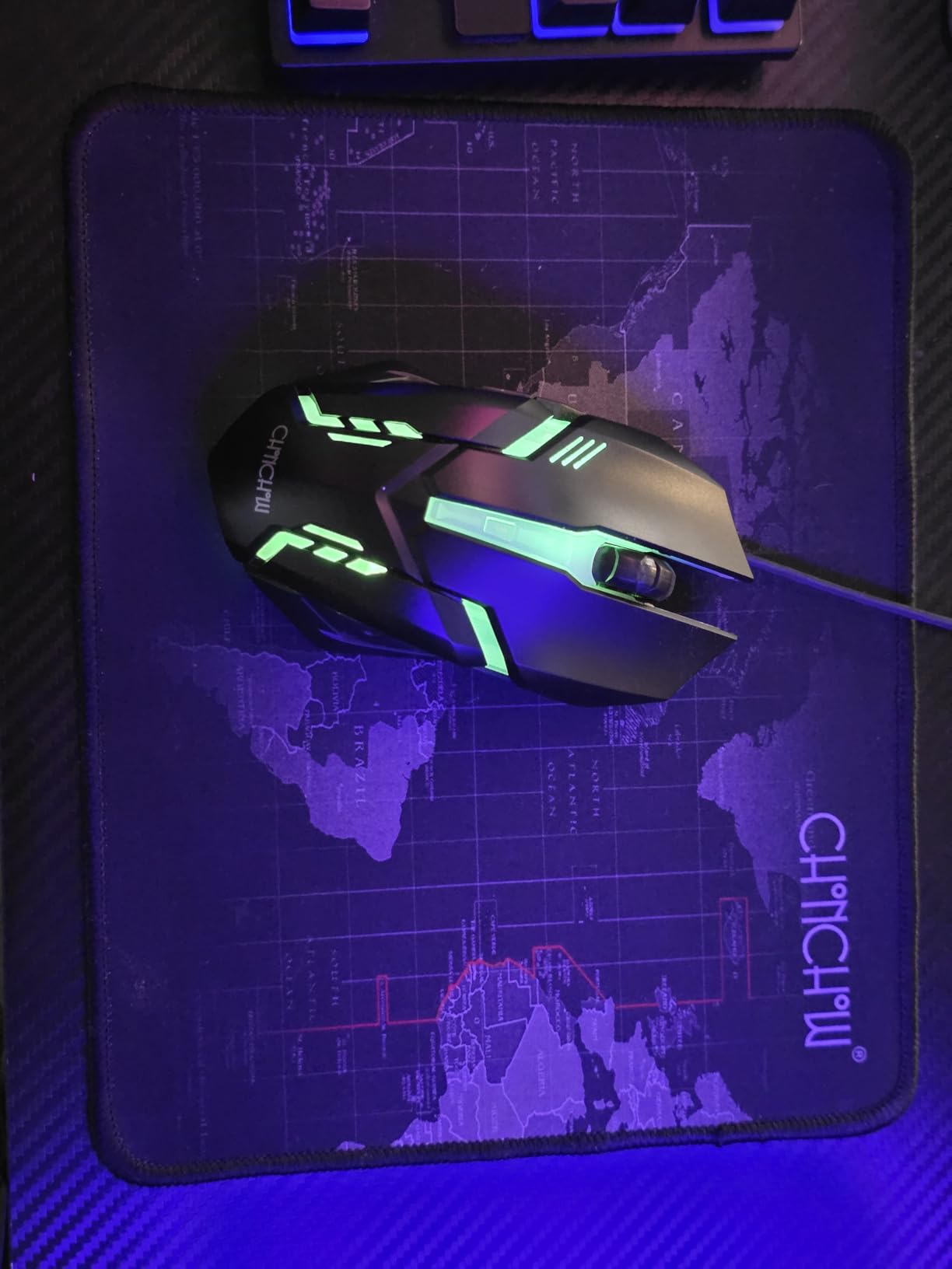 TKL Gaming Keyboard Mouse, Wired LED Keyboard RGB Mouse for PS4 Xbox PC Mac customer photo 1