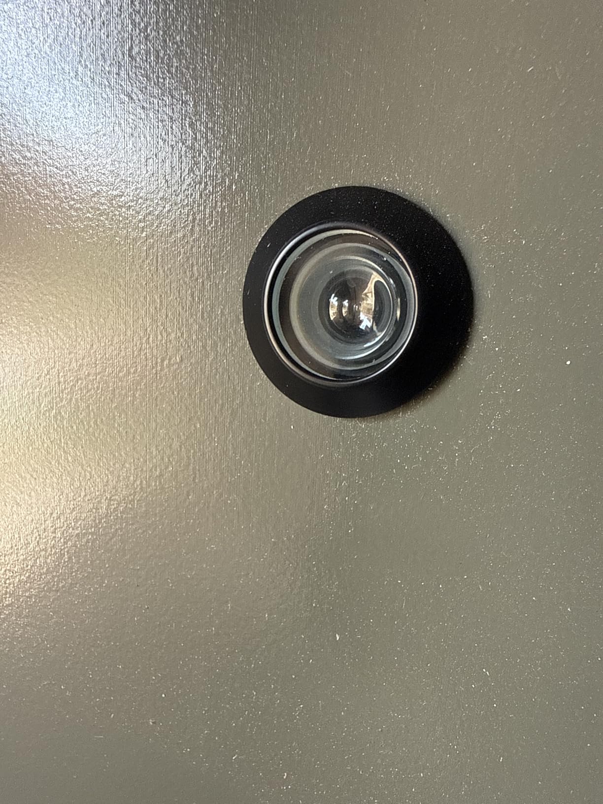 Earl Diamond Peep Holes for Door, with Security Privacy Cover, Modern Black | Solid Brass 220-Degree Door Viewer Peephole, for 1-21/32