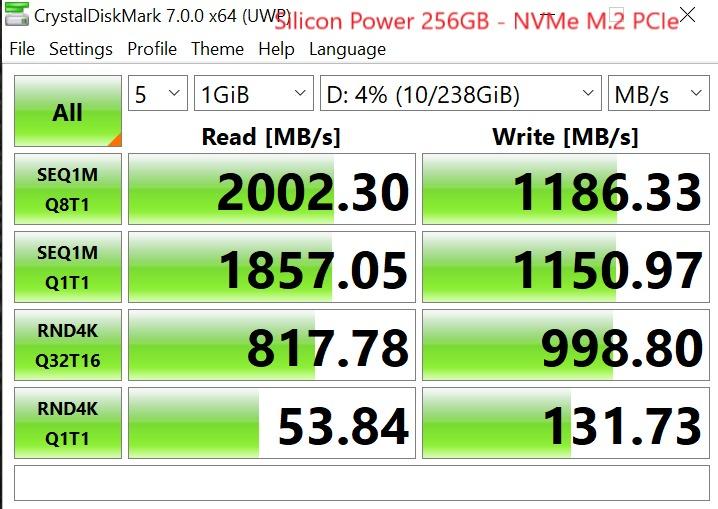 Silicon Power 256GB NVMe M.2 PCIe Gen3x4 2280 SSD (SP256GBP34A60M28) customer photo 2