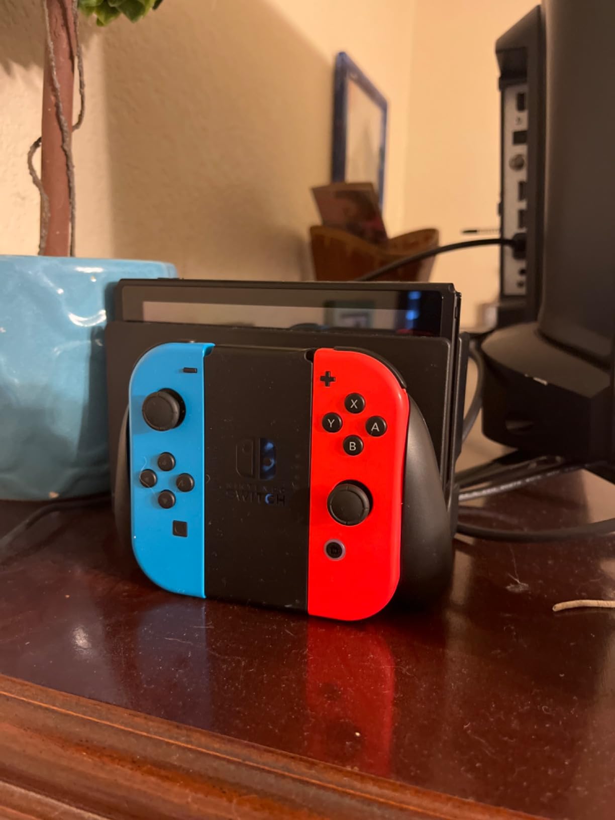 Nintendo Switch Game Console - Black (HAC-001(-01) w/Blue & Red Joycon (Renewed) customer photo 1