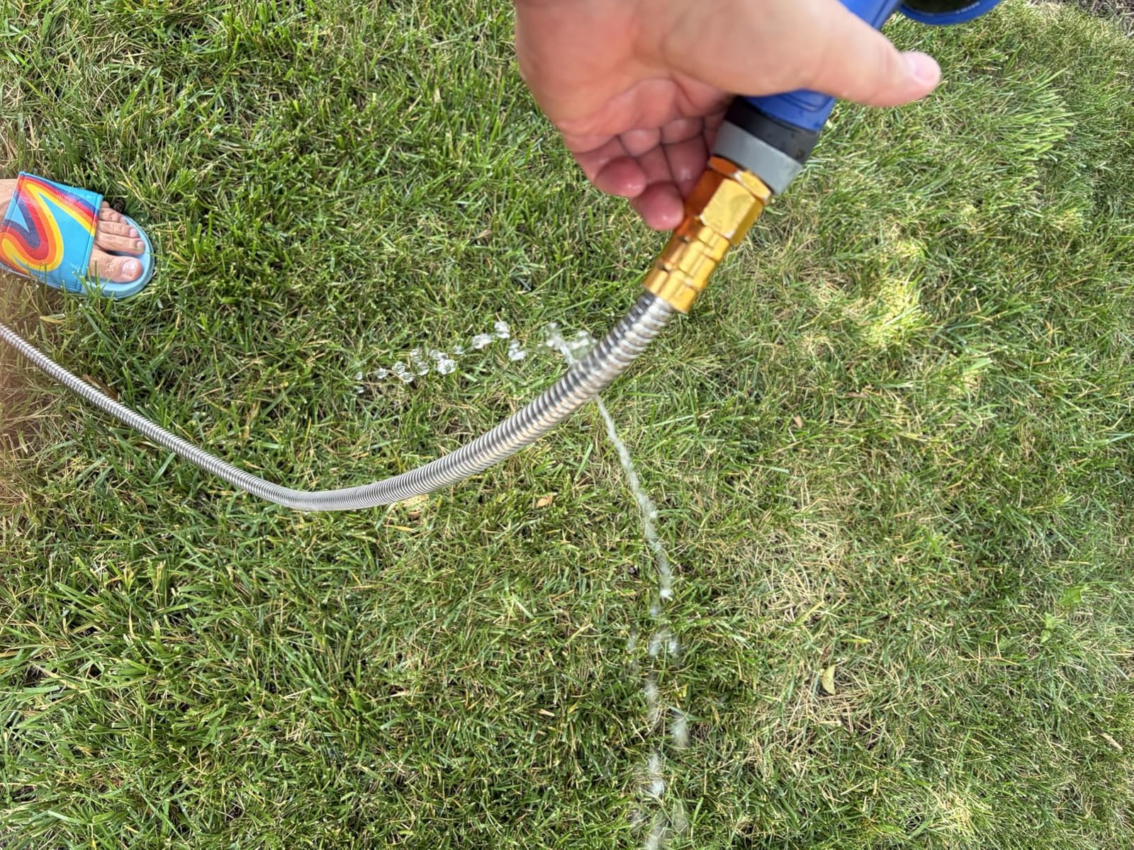 Rosy Earth 100 FT Garden Hose Expandable, 304 Stainless Steel Water Hose customer photo 1