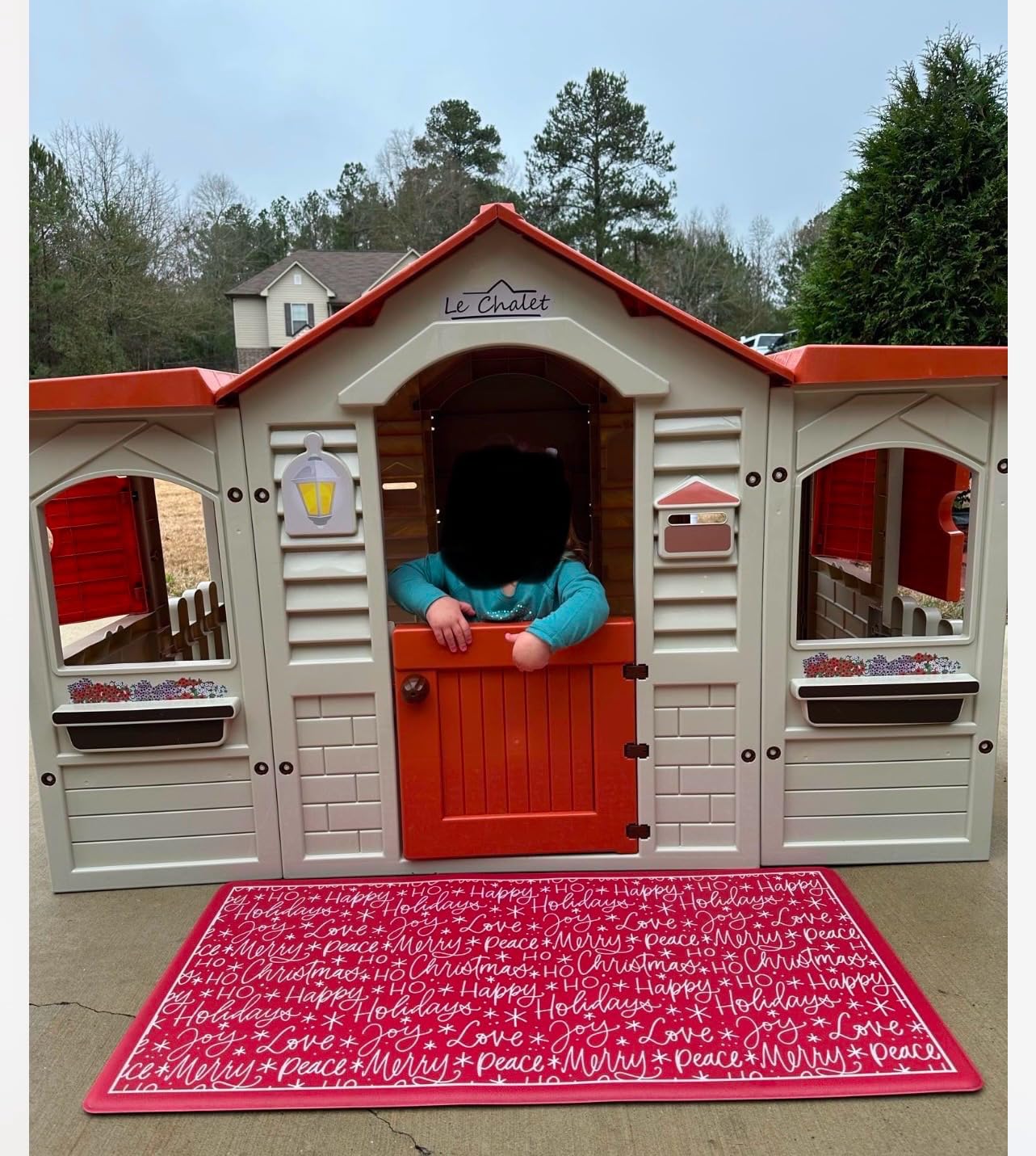 Le Chalet Grand Cottage Playhouse for Kids, Indoor & Outdoor, Easy Assembly, Fun Features, Durable Plastic customer photo 2