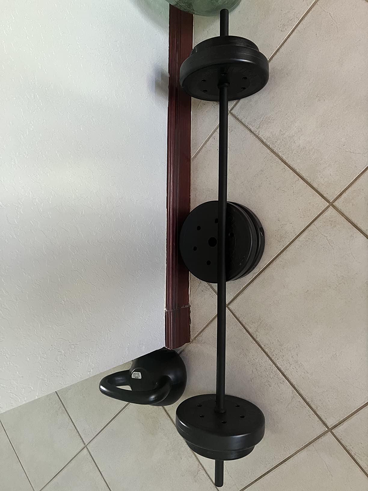 US Weight Barbell Set for home gym workout - Made in USA, Essential Home Gym Equipment for Strength Training customer photo 2