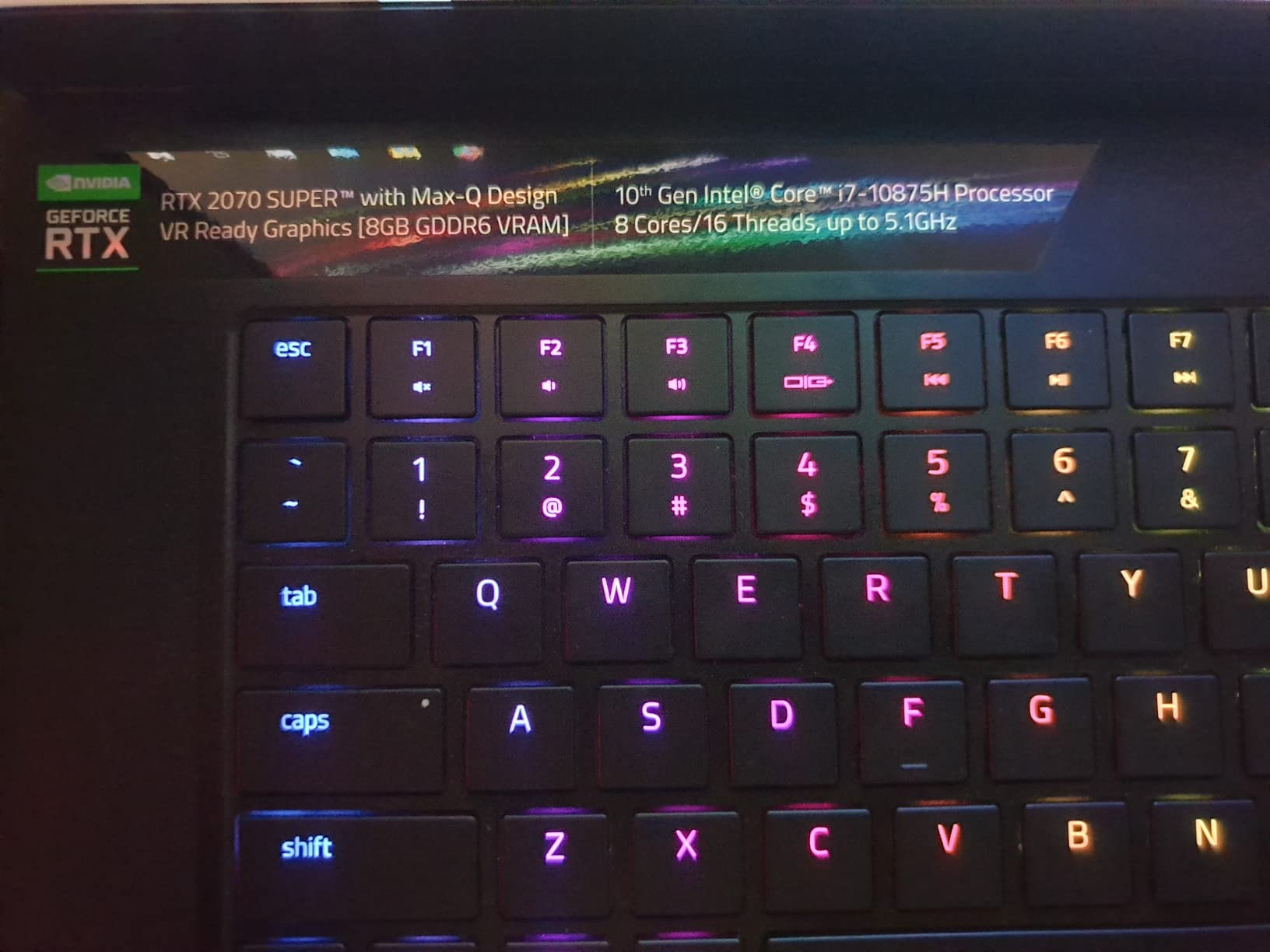 Razer Blade 15 Advanced Gaming Laptop 2020: Intel Core i7-10875H 8-Core, NVIDIA GeForce RTX 2070 Super Max-Q, 15.6” FHD 300Hz, 16GB RAM, 512GB SSD, CNC Aluminum, Chroma RGB Lighting, Thunderbolt 3 customer photo 1