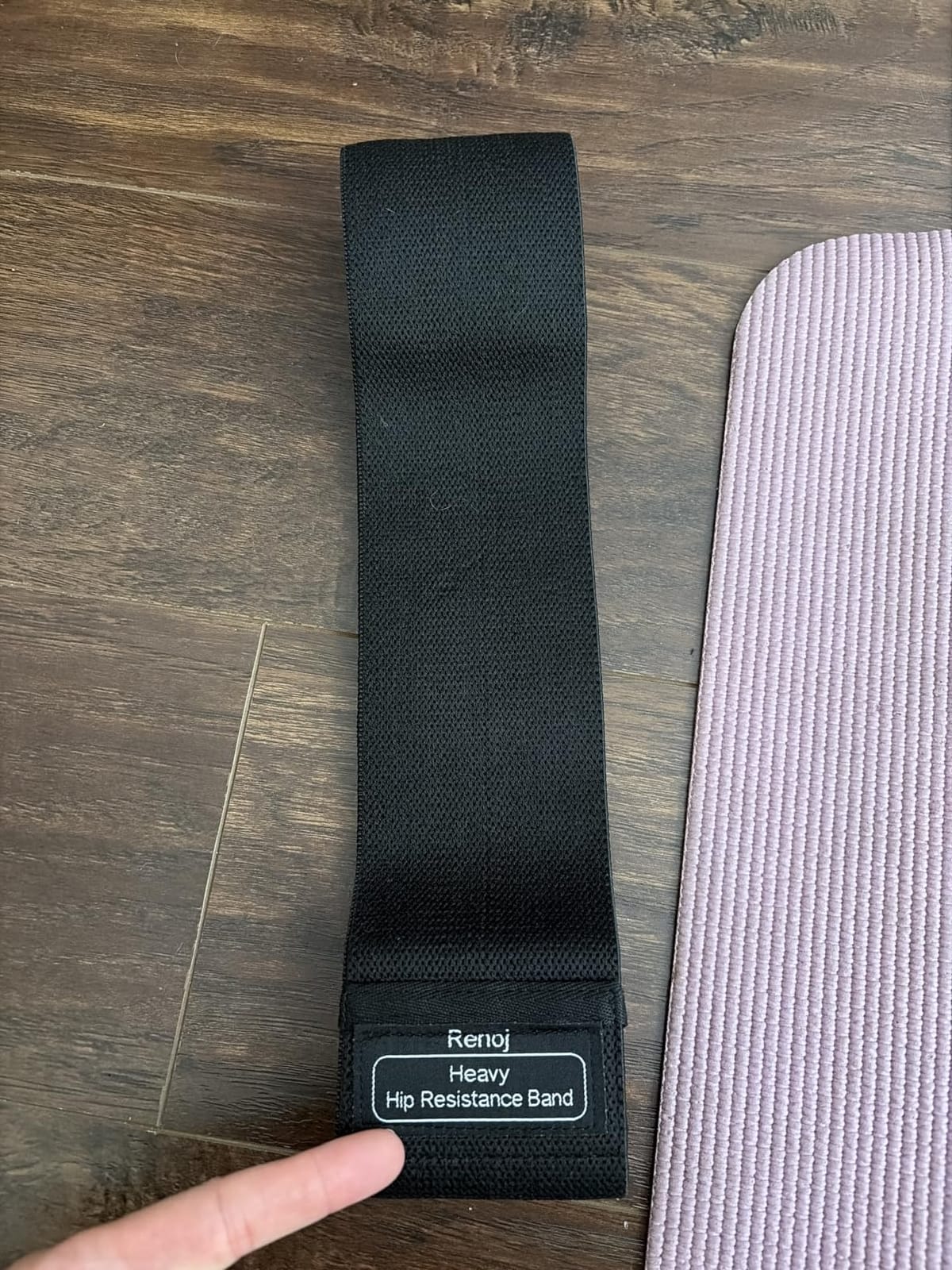 Renoj Resistance Bands for Working Out: 3-Set Professional Exercise Bands for Pilates, Yoga, Home Gym, Booty, Leg Training | Heavy/Medium/Light Fabric Loops for Women Men customer photo 1