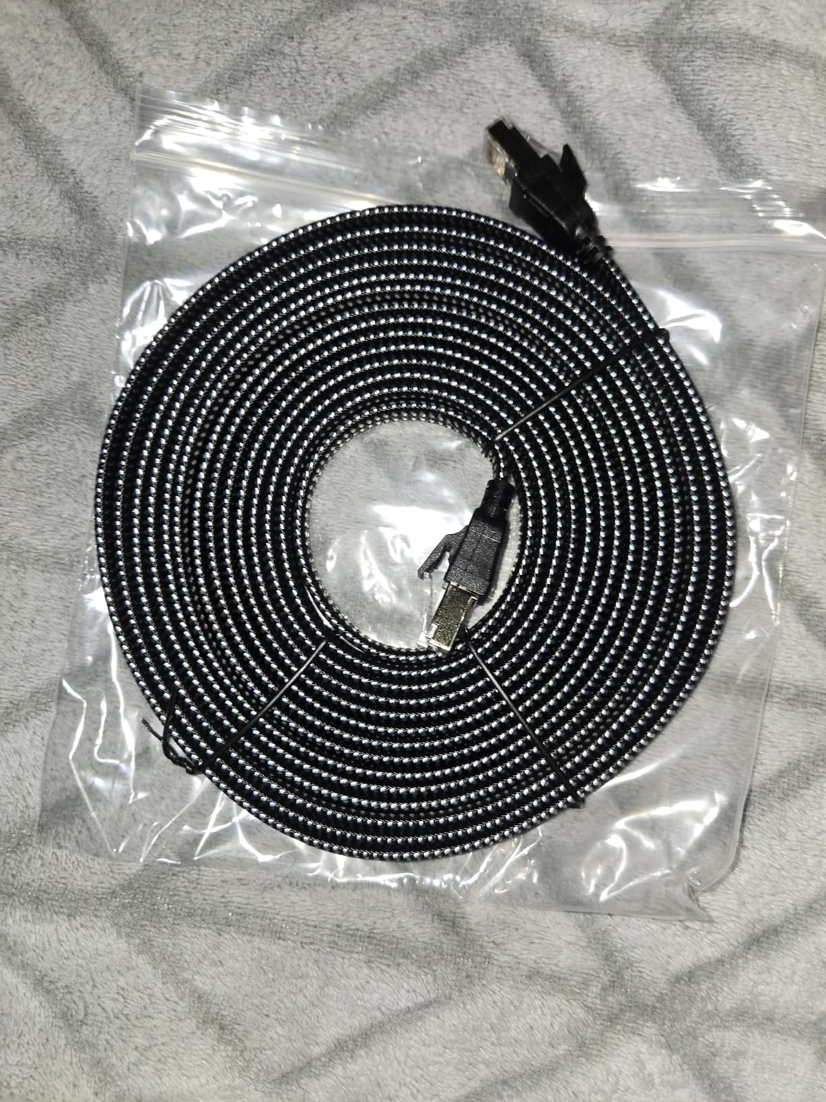 Orbram Cat 8 Ethernet Cable 50FT, High Speed Braided 40Gbps 2000MHz Network customer photo 1