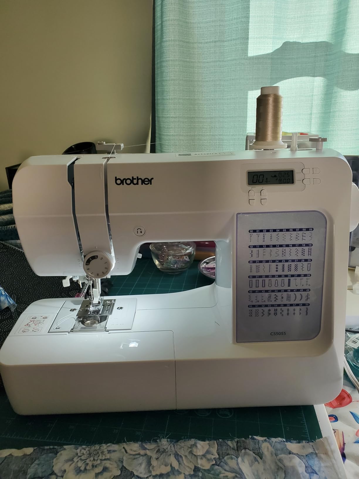 Brother CS5055 Computerized Sewing Machine with LCD Display customer photo 1