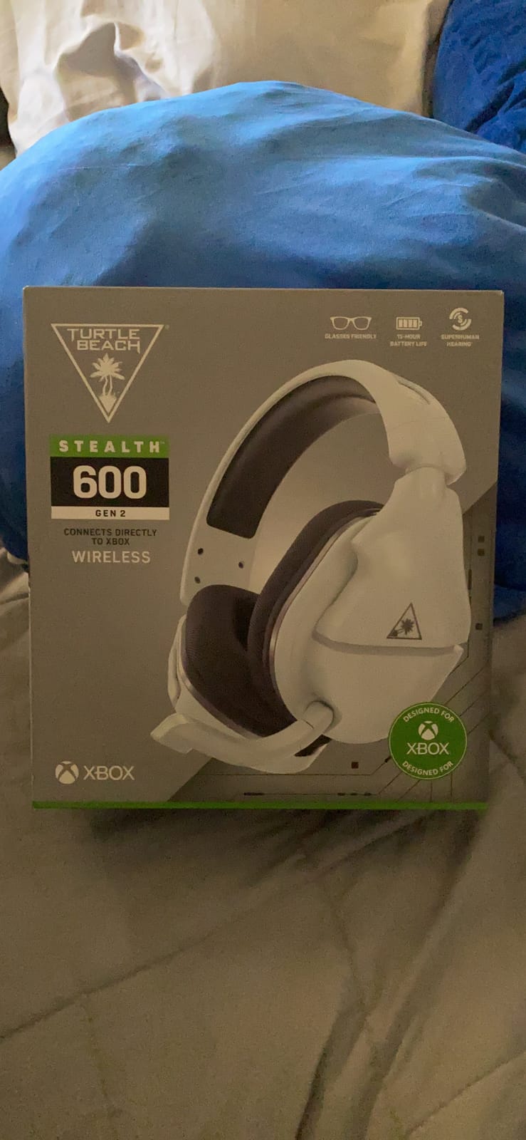Turtle Beach Stealth 600 Gen 2 Wireless Gaming Headset for Xbox Series X & Xbox Series S, Xbox One & Windows 10 PCs with 50mm Speakers, 15Hour Battery life, Flip-to-Mute Mic and Spatial Audio - White customer photo 1