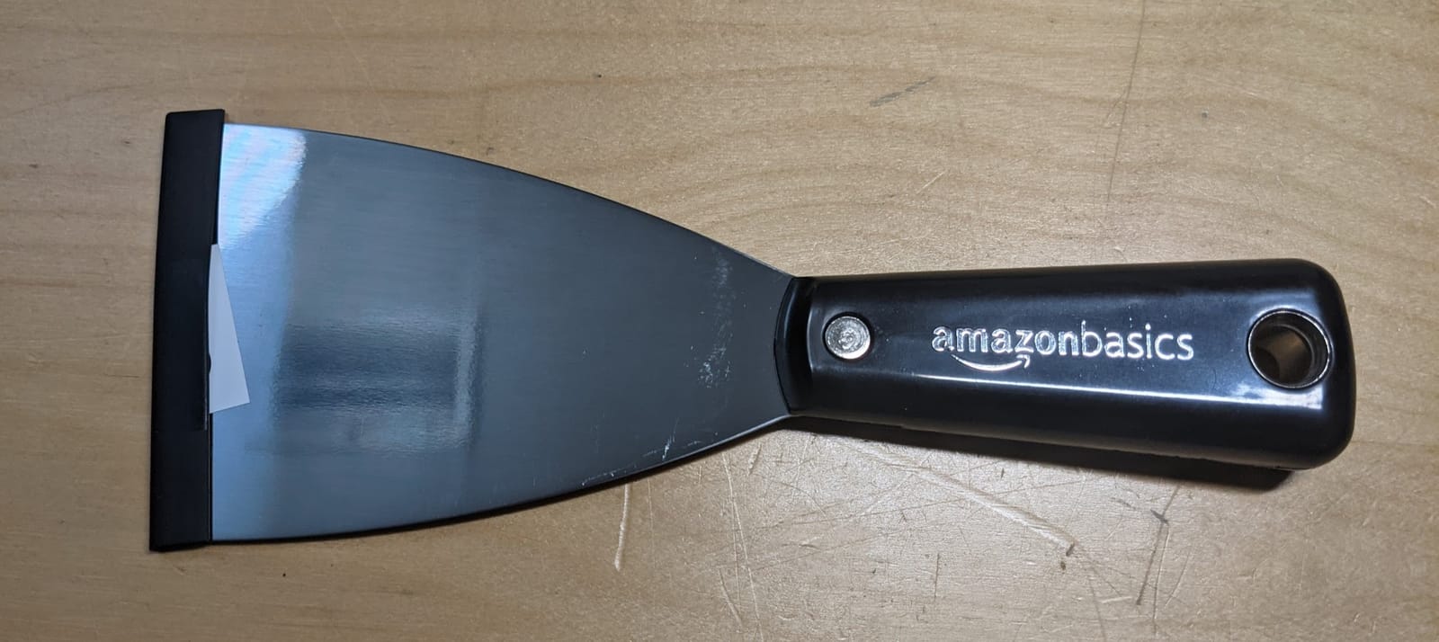 Amazon Basics Flex Professional Grade Putty Knife Scraper with Carbon Steel Blade, 2