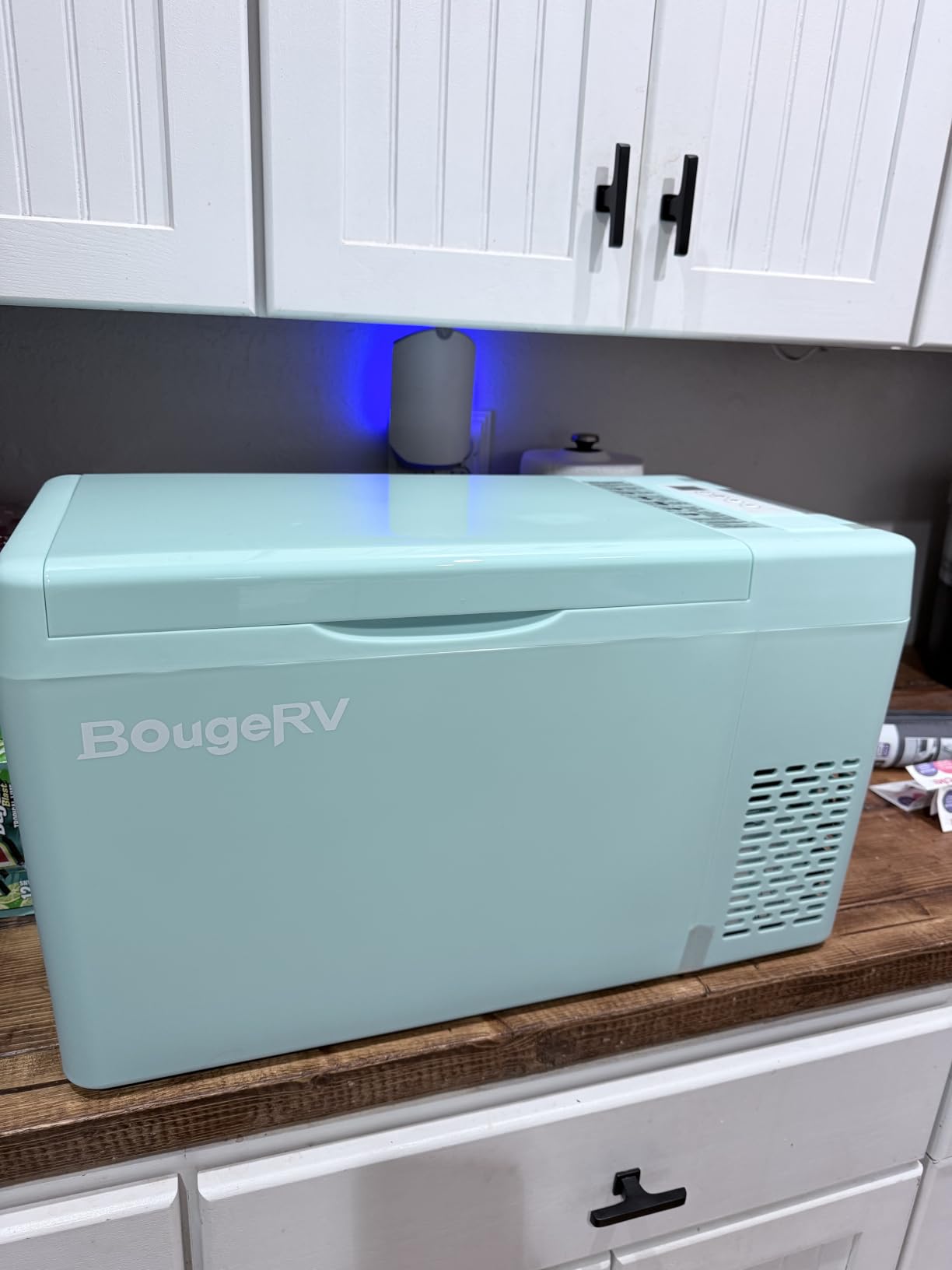 BougeRV 12v refrigerator 23 Quart, -8℉~50℉ Portable Freezer for Car, Grey customer photo 2
