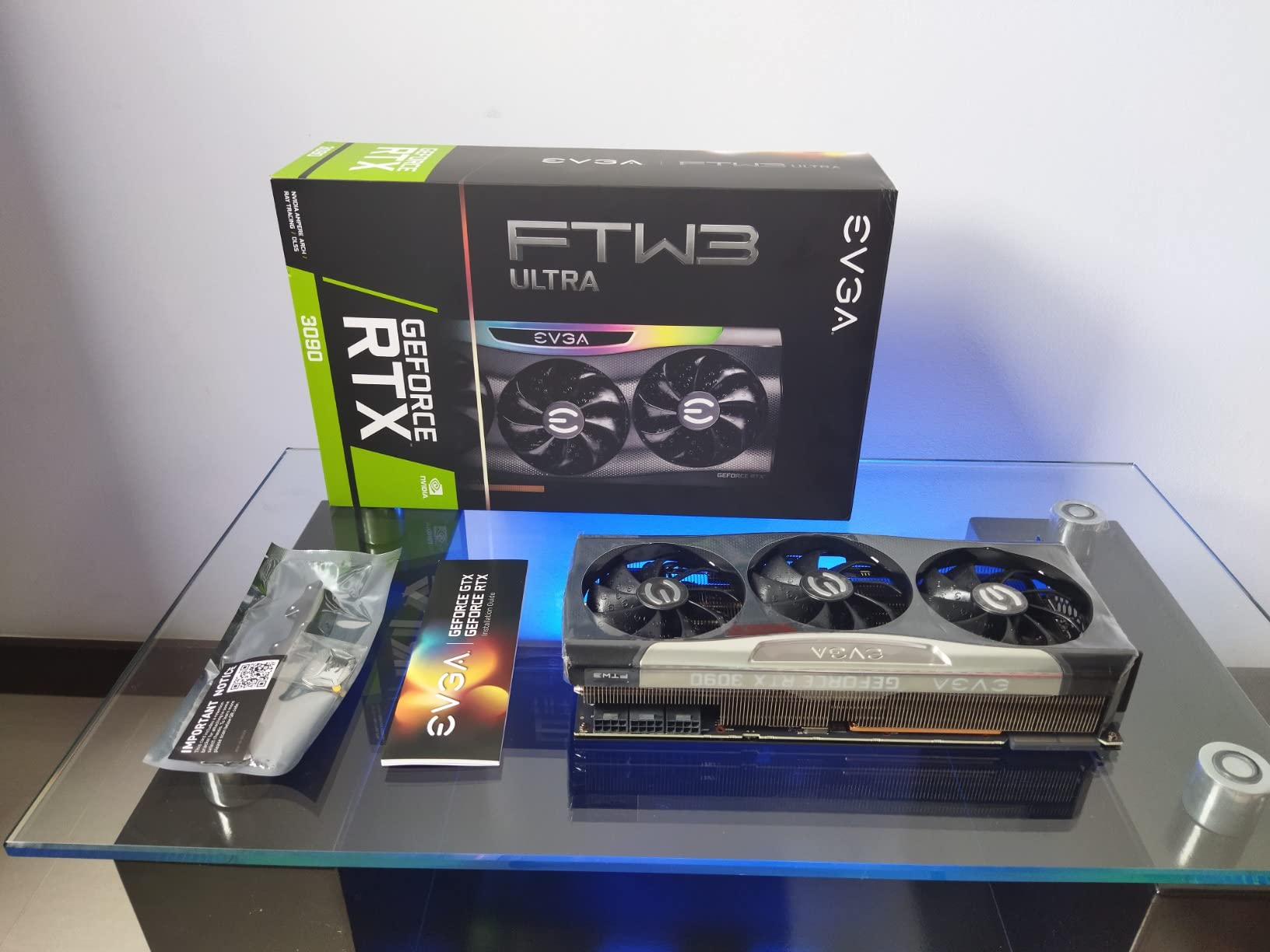 EVGA GeForce RTX 3090 FTW3 Ultra Gaming, 24GB GDDR6X, iCX3 Technology, ARGB LED, Metal Backplate, 24G-P5-3987-KR customer photo 2