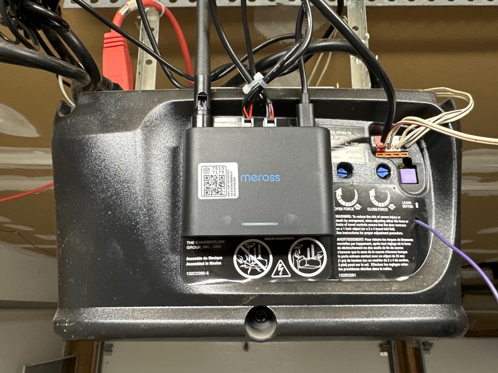 meross Smart Garage Door Opener Remote with External Antenna customer photo 1
