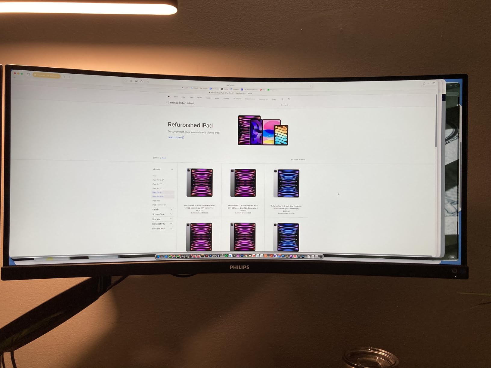 Philips 34 Inch Curved Computer Monitor UWQHD 100Hz USB-C PD VA, 346E2CUAE customer photo 1