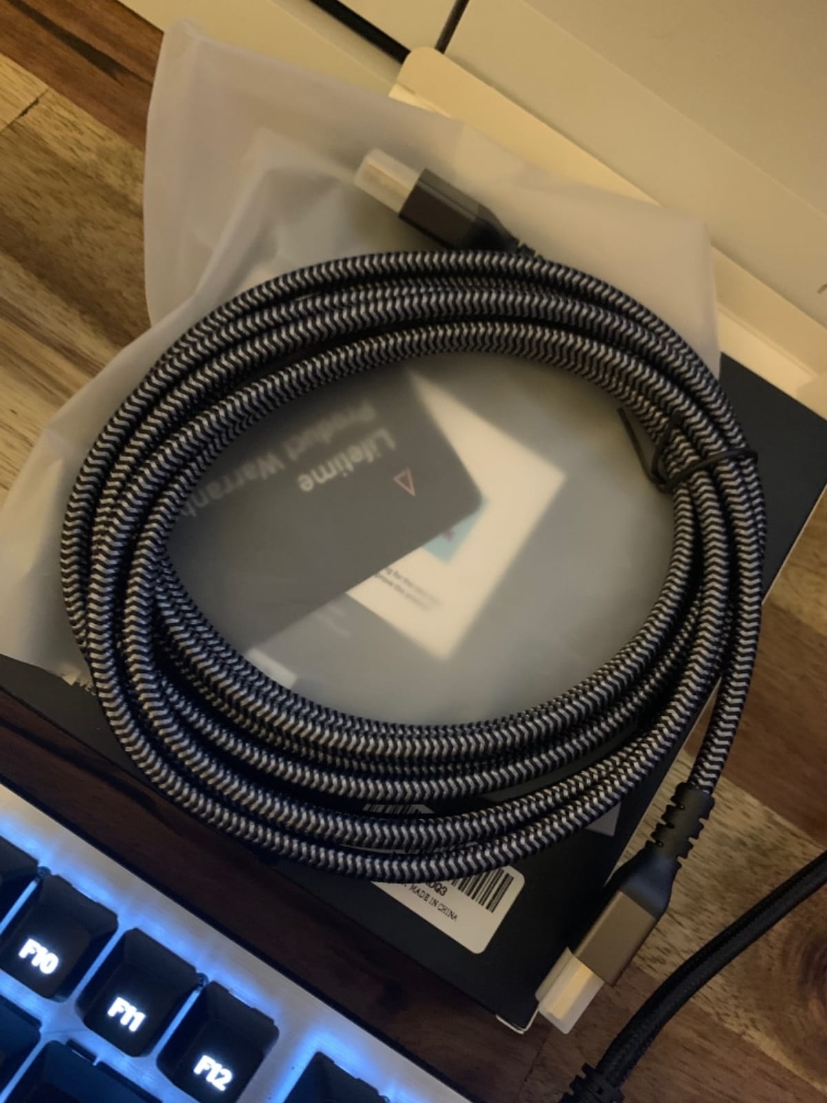 Maxonar 8K VESA Certified DisplayPort Cable 1.4, 10ft/ 3M DP Cable Cord customer photo 2