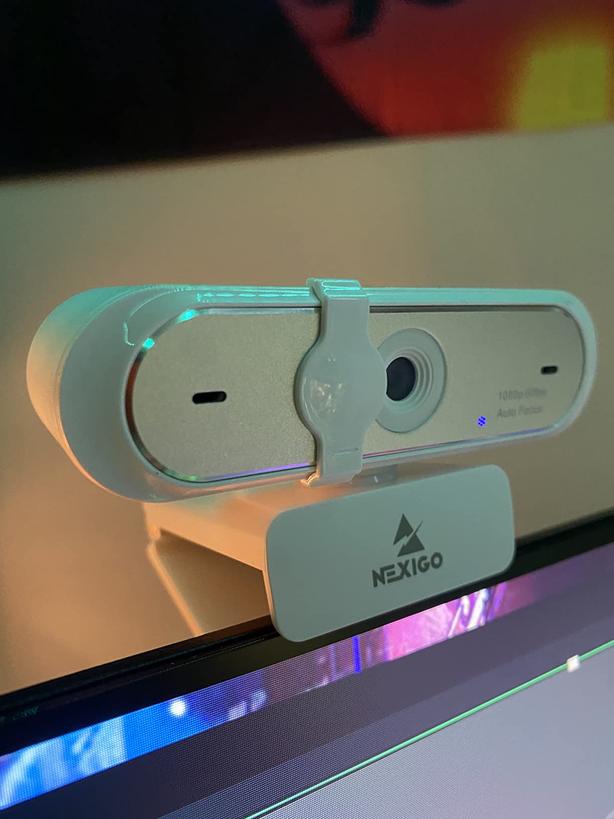 NexiGo N660P 1080P 60FPS Webcam with Software Control, Dual Microphone & Cover, Autofocus, HD USB Computer Web Camera, for OBS/Gaming/Zoom/Skype/FaceTime/Teams/Twitch customer photo 2