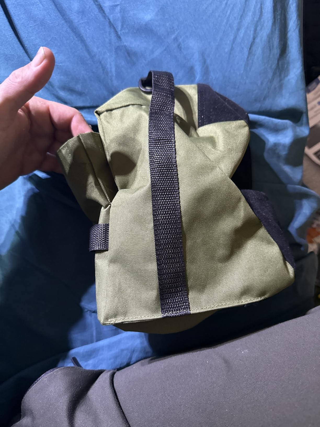 Tactical Shooting Gun Mat Outdoor Professional Waterproof Non-Slip Shooting Mat Firearm Shooting Bag Rifle Rest Bag Shooting with Front and Rear Support Sandbags customer photo 2