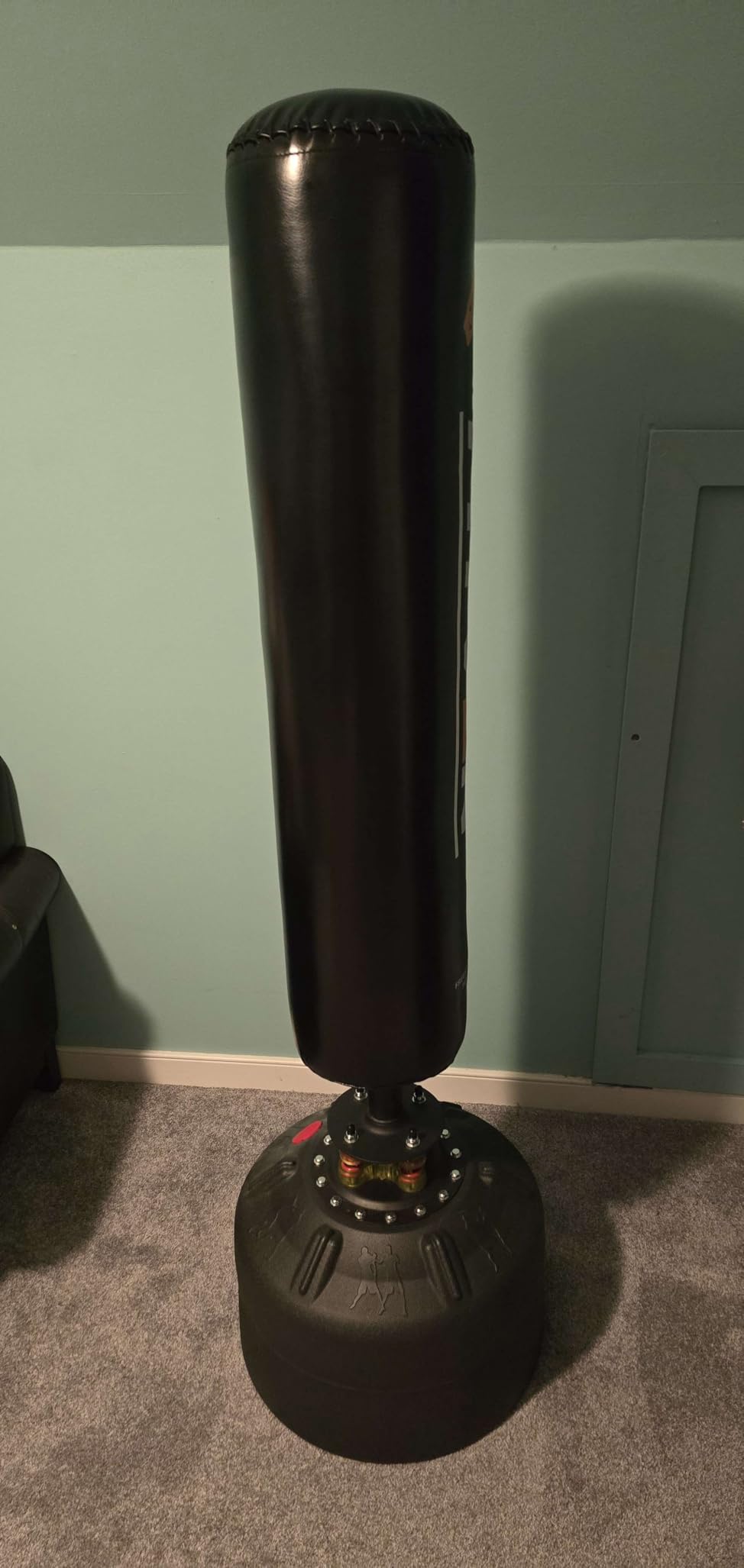 FITVEN 70'' Freestanding Punching Bag with Boxing Gloves, Heavy Boxing Bag with Suction Cup Base, Stand Kickboxing Bag for Adult-Teens Family Home Gym Training Equipment customer photo 1