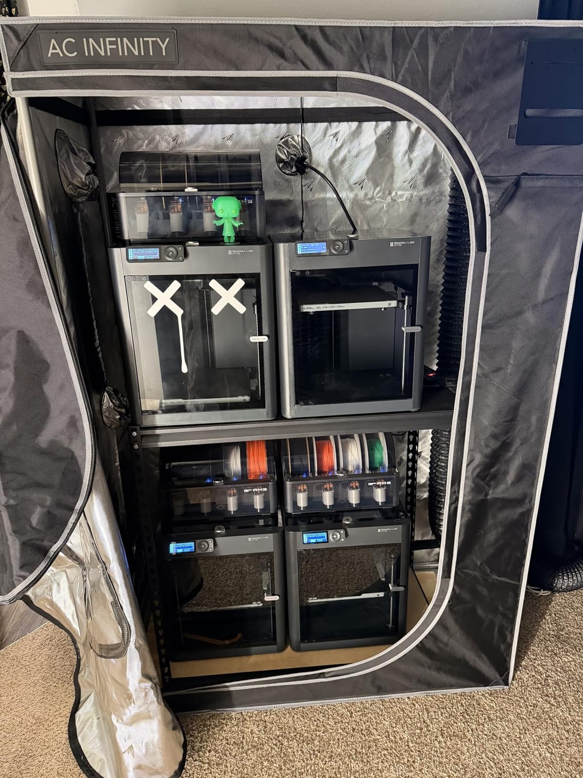 AC Infinity CLOUDLAB 422, Advance Grow Tent 2x2, Thickest Poles & Mylar customer photo 2