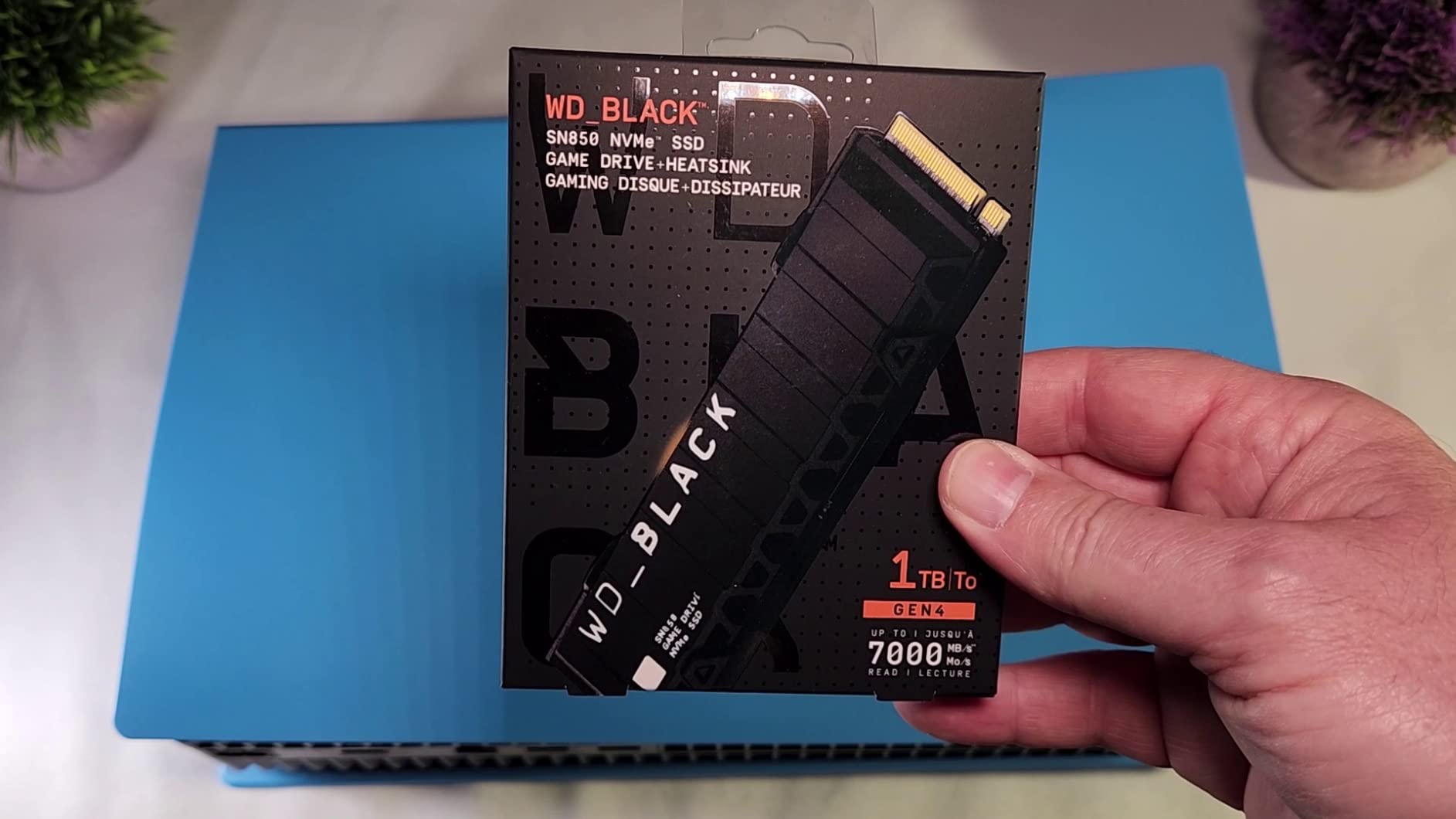 WD_BLACK 1TB SN850 NVMe Internal Gaming SSD Solid State Drive with Heatsink - Works with PlayStation 5, Gen4 PCIe, M.2 2280, Up to 7,000 MB/s - WDS100T1XHE customer photo 2