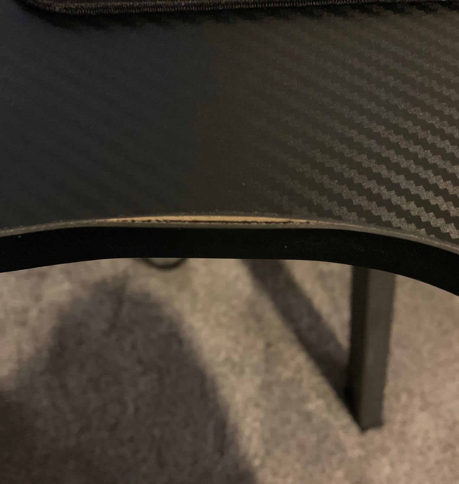 FDW Computer Desk,Gaming Desk 45.2 inches Student PC Desk Writing Desk Office Desk Extra Large Modern Ergonomic Racing Style Table Workstation Carbon Fiber Cup Holder Headphone Hook customer photo 2