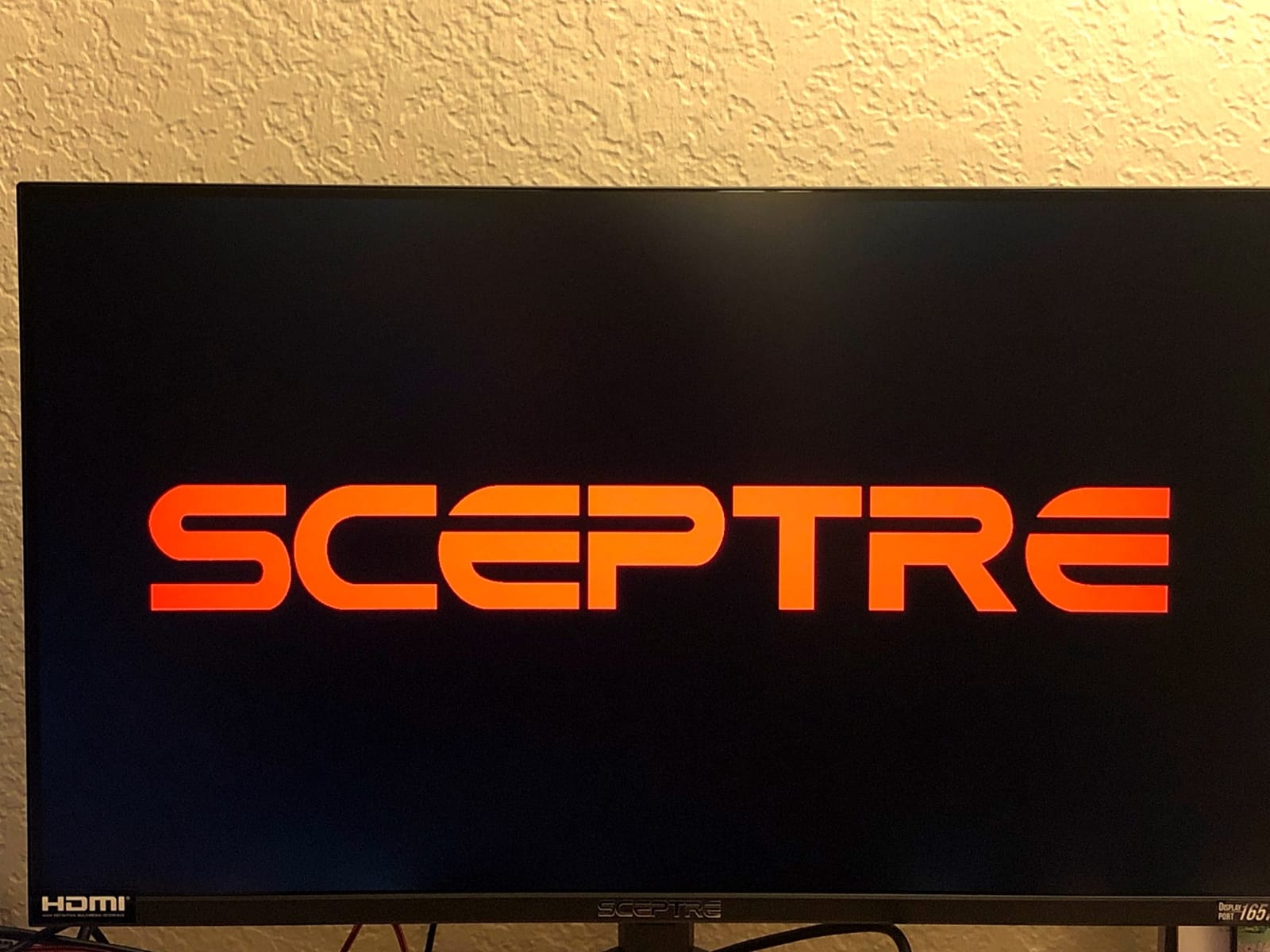 Sceptre 27-inch FHD 1080p IPS Gaming LED Monitor up to 165Hz 144Hz 1ms DisplayPort HDMI, FreeSync FPS RTS Build-in Speakers Gunmetal Black 2022 (E275B-FPT165) customer photo 1