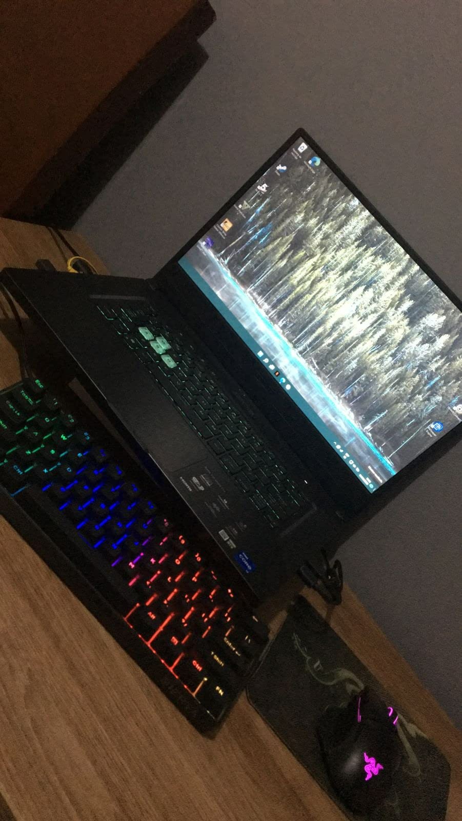 ASUS TUF Dash 15 (2021) Ultra Slim Gaming Laptop, 15.6†144Hz FHD, GeForce RTX 3050 Ti, Intel Core i7-11370H, 8GB DDR4, 512GB PCIe NVMe SSD, Wi-Fi 6, Windows 10, Eclipse Grey Color, TUF516PE-AB73 customer photo 1