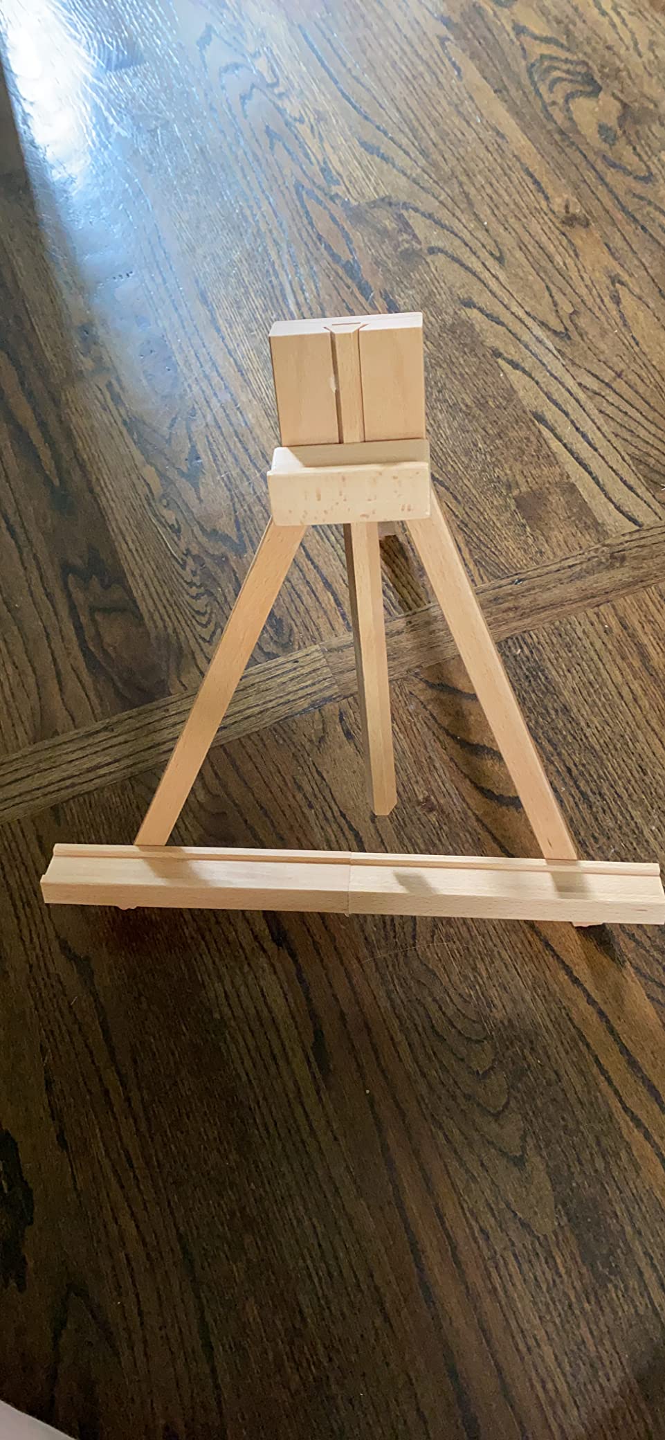 Miratuso Painting Easel, A-Frame Wooden Tabletop Easel Display Stand customer photo 1