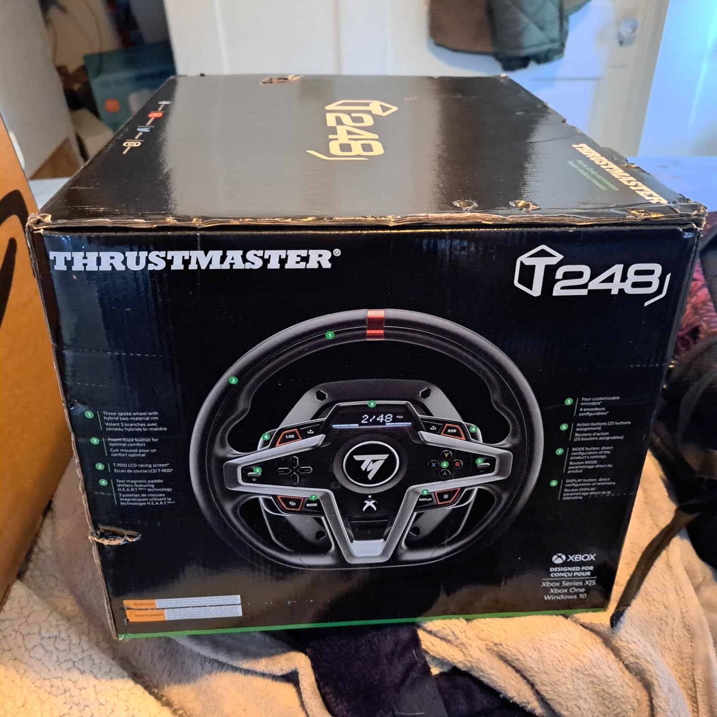 Thrustmaster T248 X Force Feedback Racing Wheel & Pedal Set - XBOX & PC customer photo 2