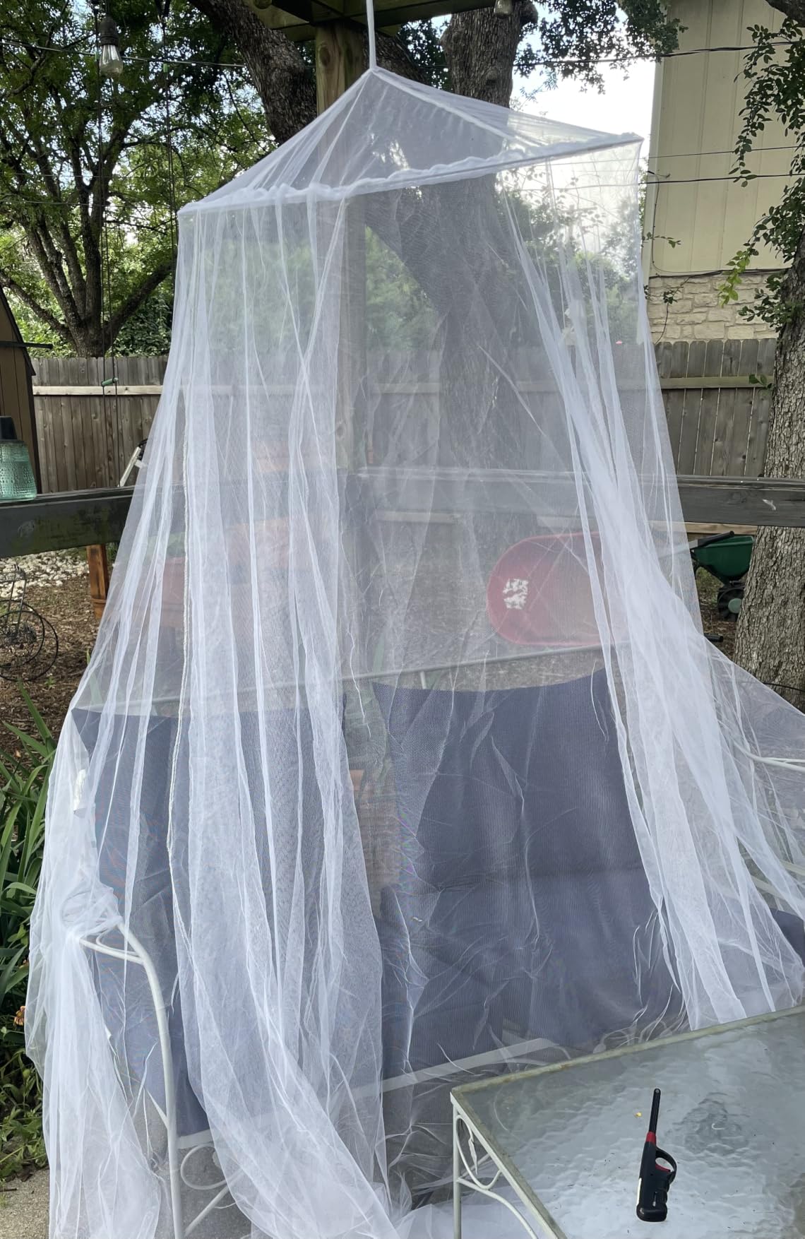 Mosquito Net Bed Canopy for Girls Dome Bed Curtains Tent Twin Queen Size - White Canopy Tent customer photo 2