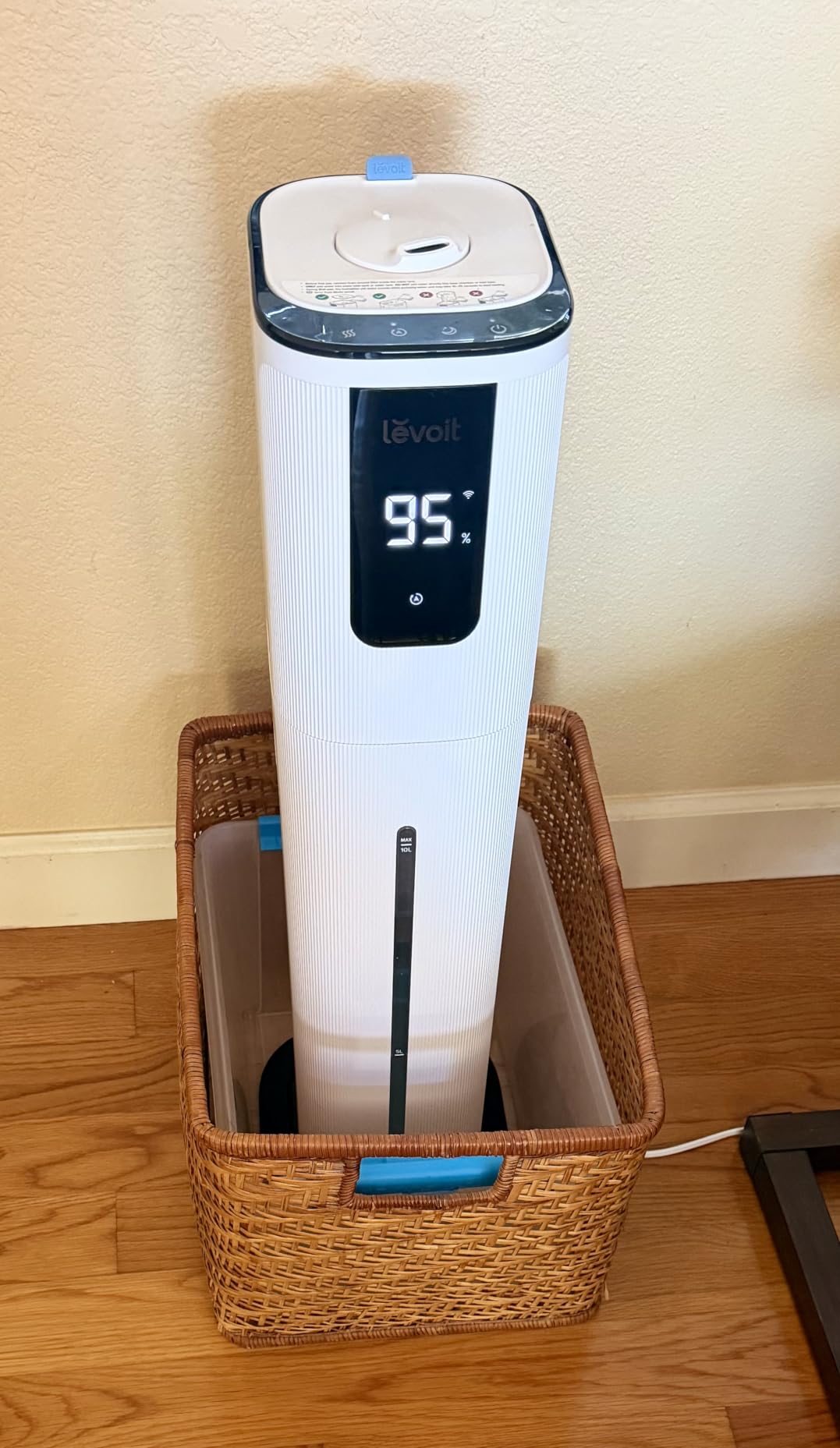 Levoit LV600S Smart Warm&Cool Mist Humidifiers for Home Bedroom Large Room | 6L 753ft² Coverage, Quickly & Evenly Humidify Whole House, Easy Top Fill, Smart Sensor, App & Voice Control, Quiet Sleep Mode customer photo 1