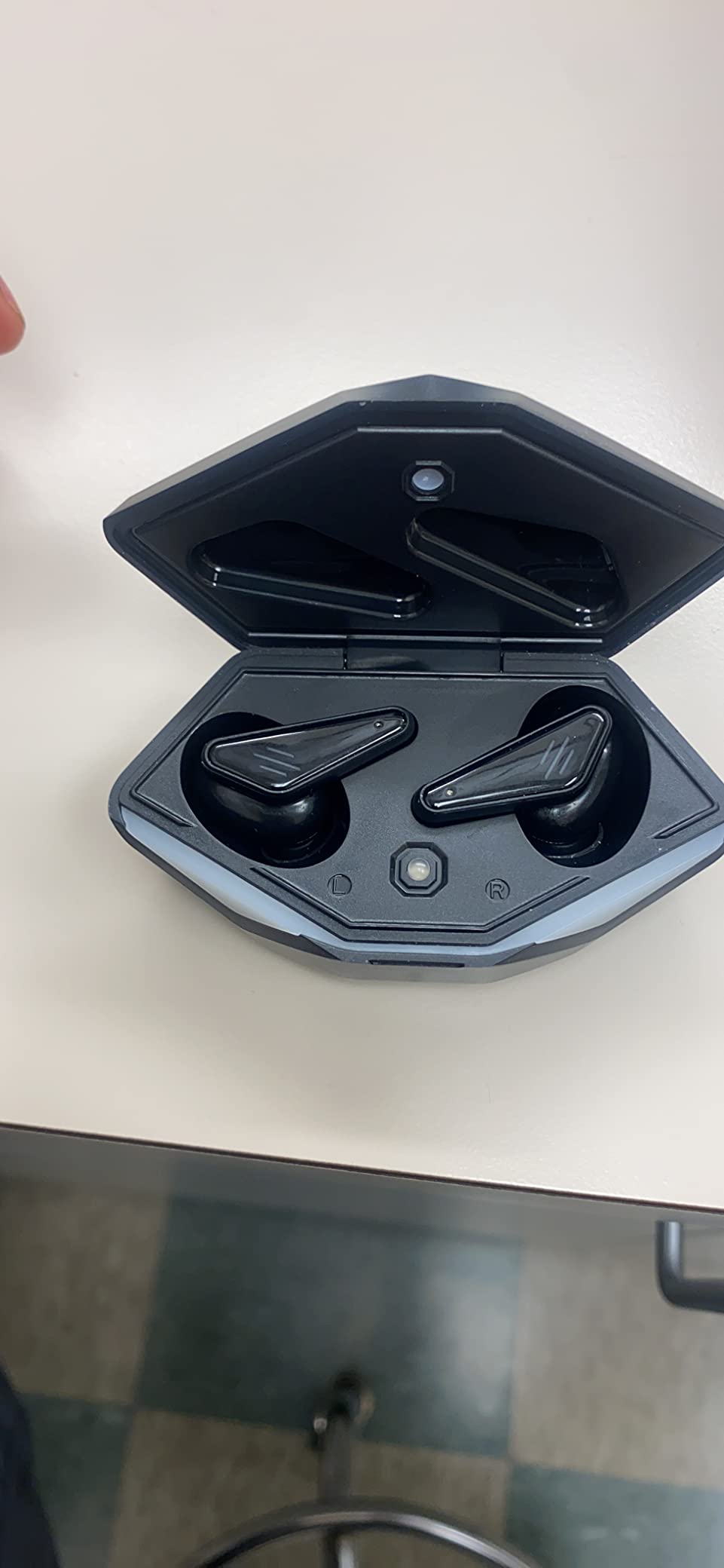 Wireless Gaming Earbud, K98 Wireless Gaming Headphone with Charging Case and Built-in Mic, Bluetooth 5.1 Dual Game Music Mode Earbuds Wireless Headphones with 30 Hours Playtime, RGB customer photo 2
