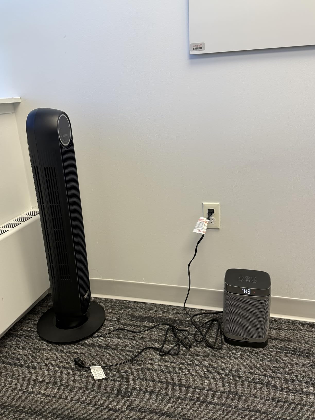 DREO Space Heater, Portable Electric Heaters for Indoor Use with Thermostat | 70°Oscillation, Remote, ECO, 12H Timer, 5 Modes, Safe Quiet Room Heater for Bedroom, 1500W PTC Ceramic Heater for Office customer photo 1