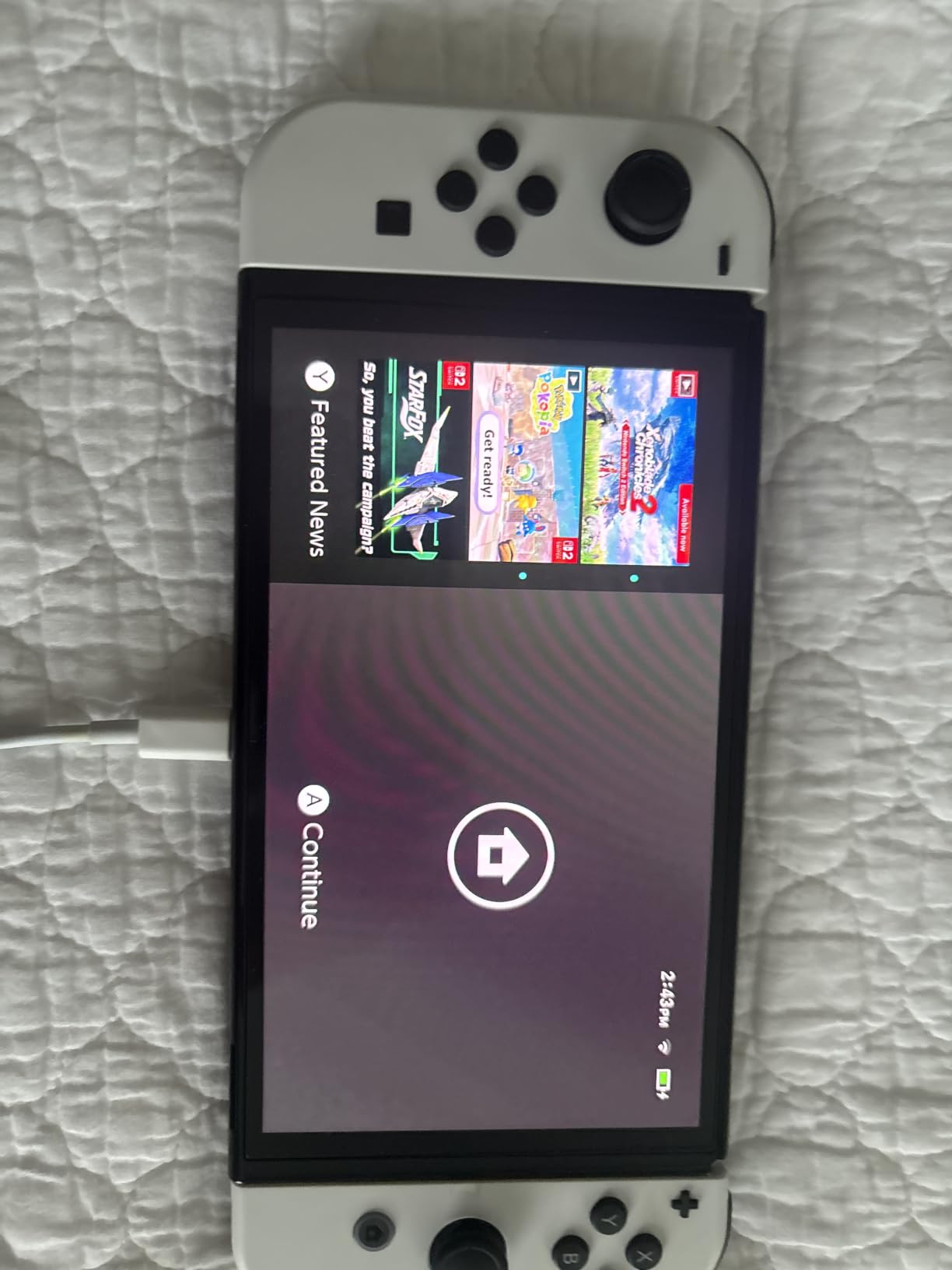 Nintendo Switch – OLED Model w/White Joy-Con customer photo 2