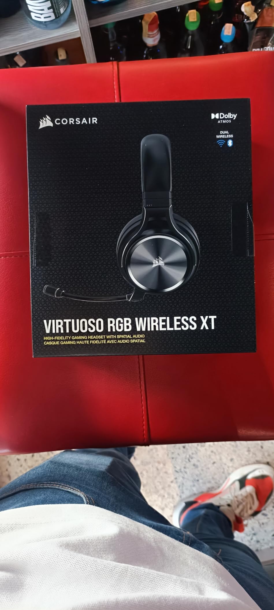 Corsair Virtuoso RGB Wireless XT Bluetooth PC, PS5, Switch Gaming Headset customer photo 2
