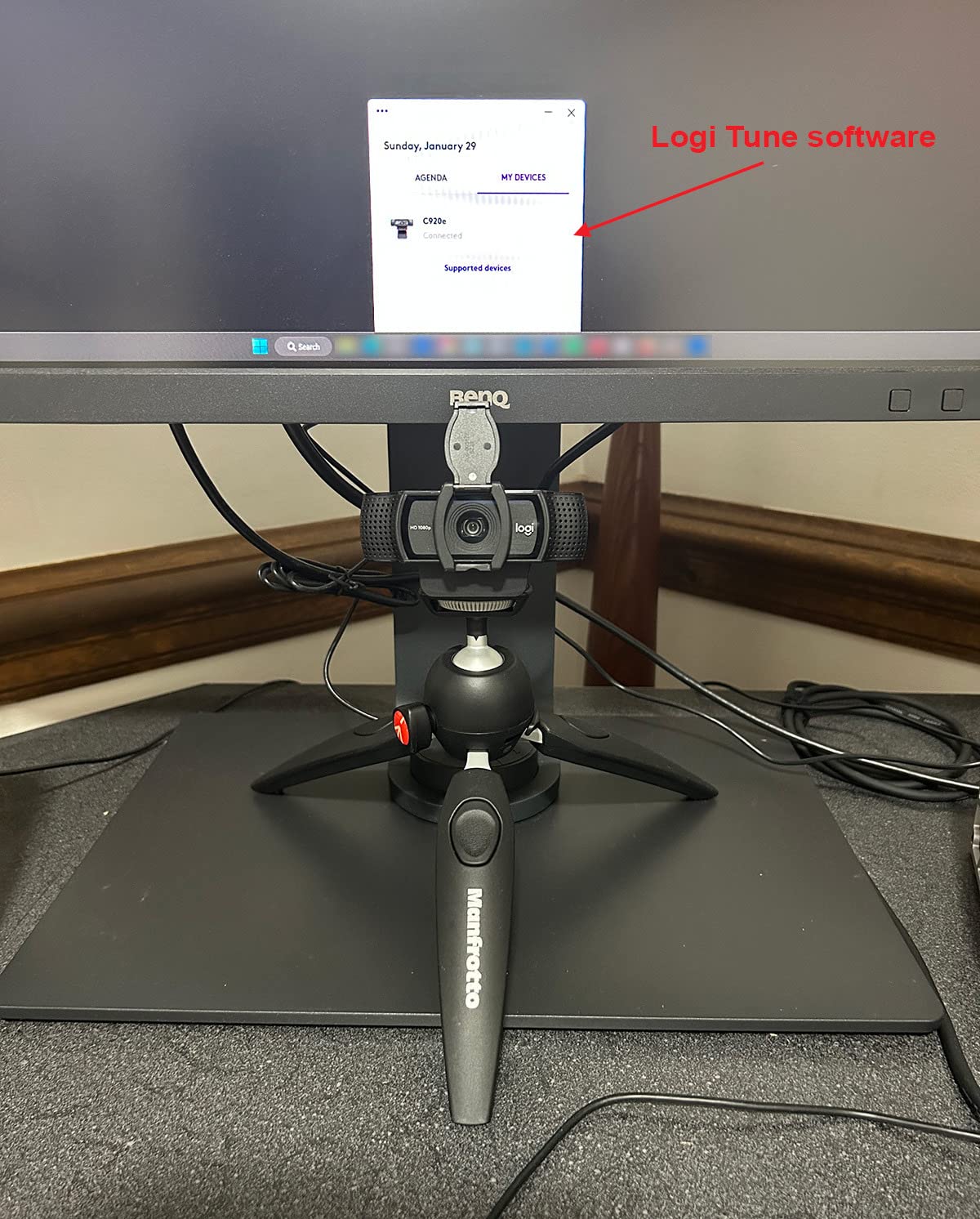 Logitech C920e HD 1080p Mic Enabled Webcam Certified Zoom Microsoft Teams customer photo 1