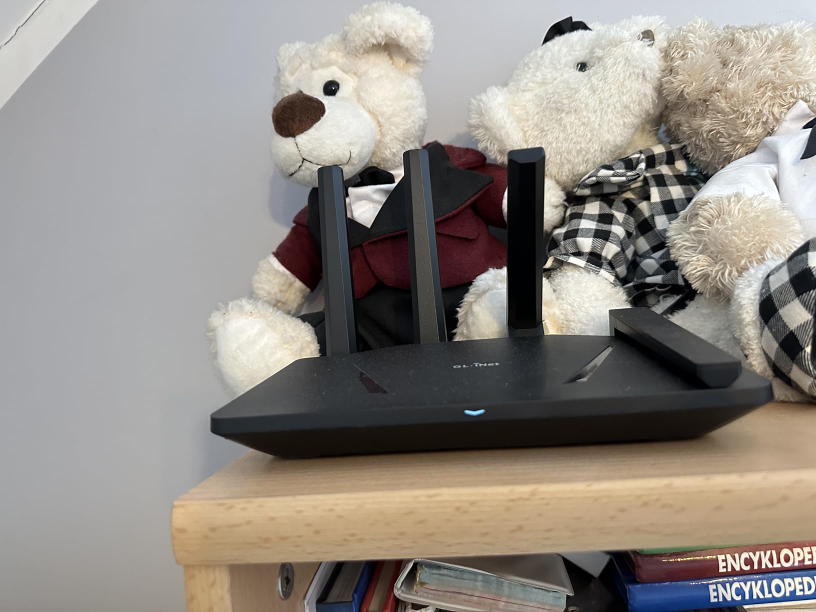 GL.iNet GL-AX1800(Flint) WiFi 6 Router -Dual Band Gigabit Wireless Internet Router | 5 x 1G Ethernet Ports | Up to 120 Devices | OpenVpn&WireGuard customer photo 1