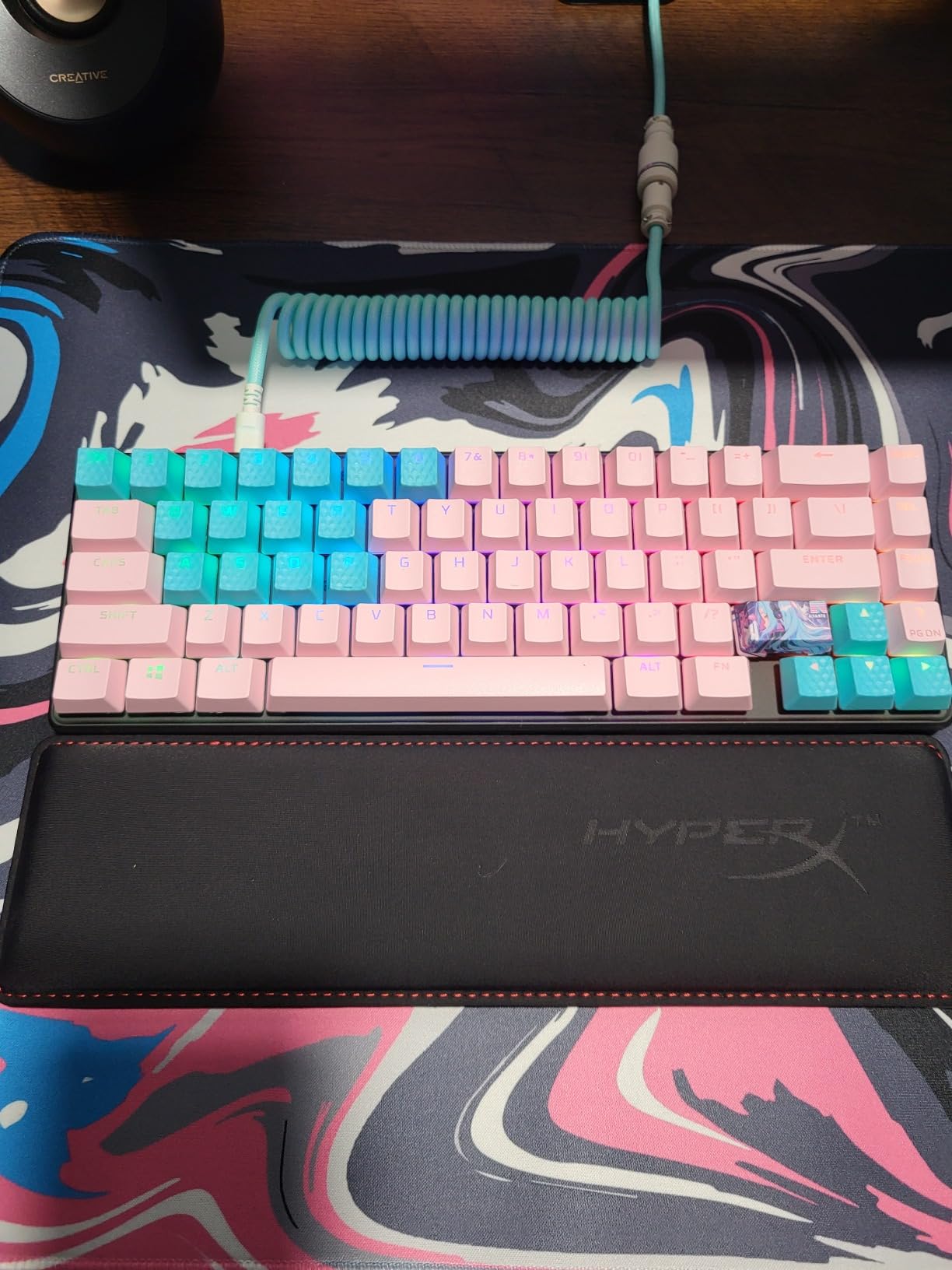 HyperX Alloy Origins 65 - Mechanical Gaming Keyboard - Compact 65% Form Factor - Linear Red Switch - Double Shot PBT Keycaps - RGB LED Backlit - NGENUITY Software Compatible, Black customer photo 2