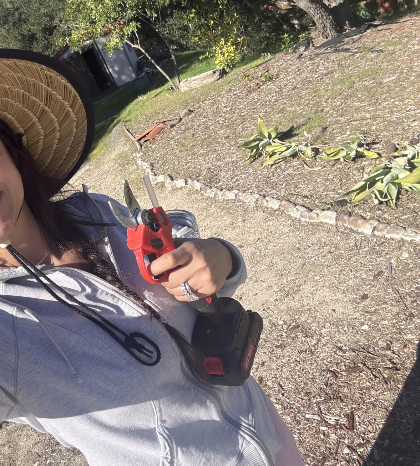 CRAFTSMAN V20 Cordless Electric Pruner, Pruning Shears for Gardening, 2 Ah Battery and Charger Included, Electric Pruning Shears, Tree Pruner (CMCPR320C1) customer photo 1