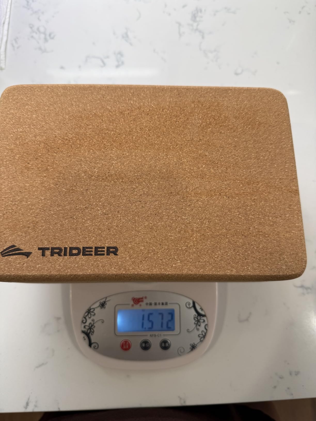Trideer Cork Yoga Blocks, 2 Pack Yoga Blocks Natural Cork, High Density Yoga Block with Non Slip Surface, Eco-Friendly Yoga Accessories for Women customer photo 1