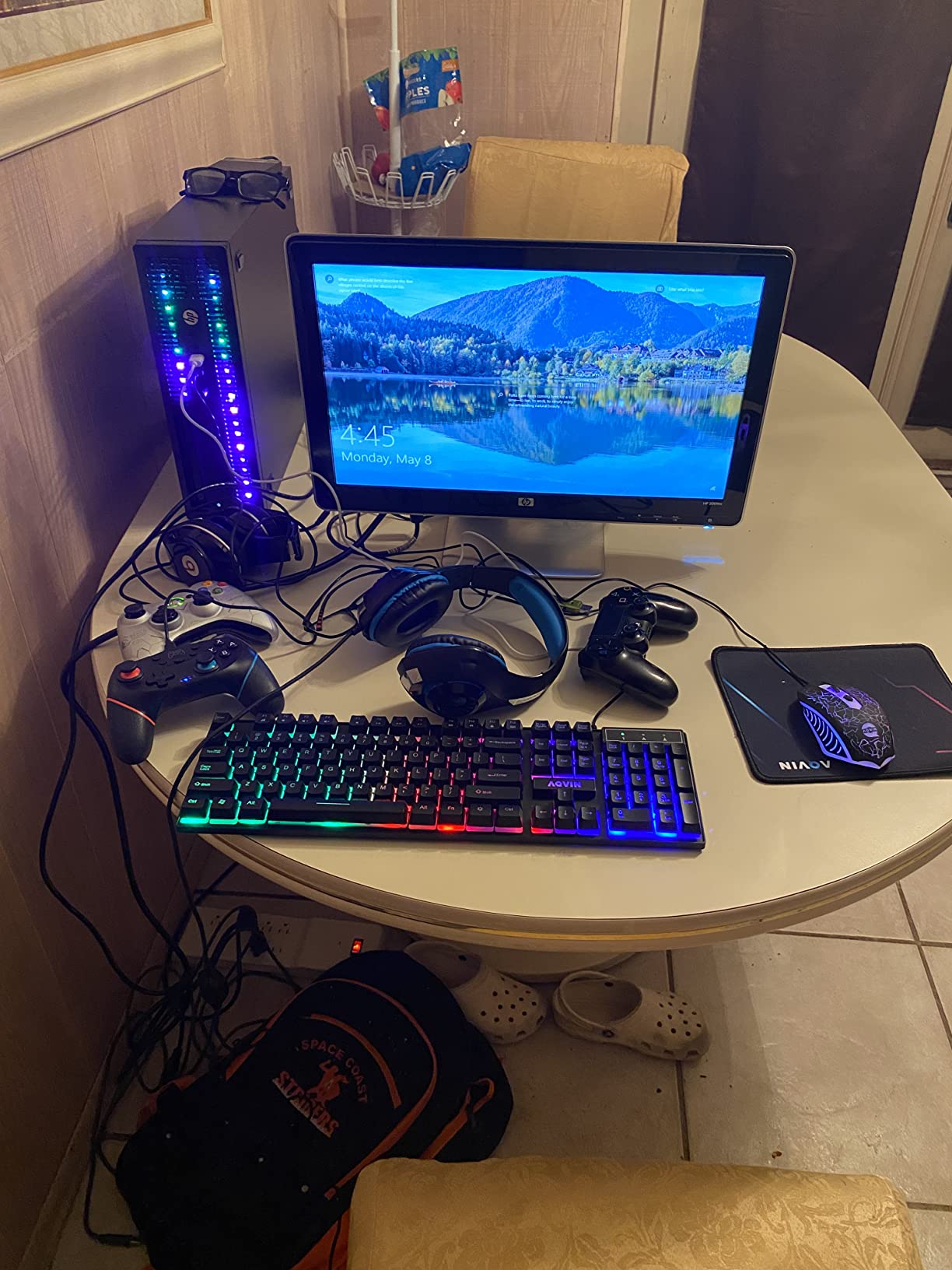 HP ProDesk Desktop RGB Lights Computer Intel Core i5 6500 3.2 GHz 8GB RAM 256GB SSD Gaming PC Keyboard & Mouse, Windows 11 Pro (Renewed) customer photo 2
