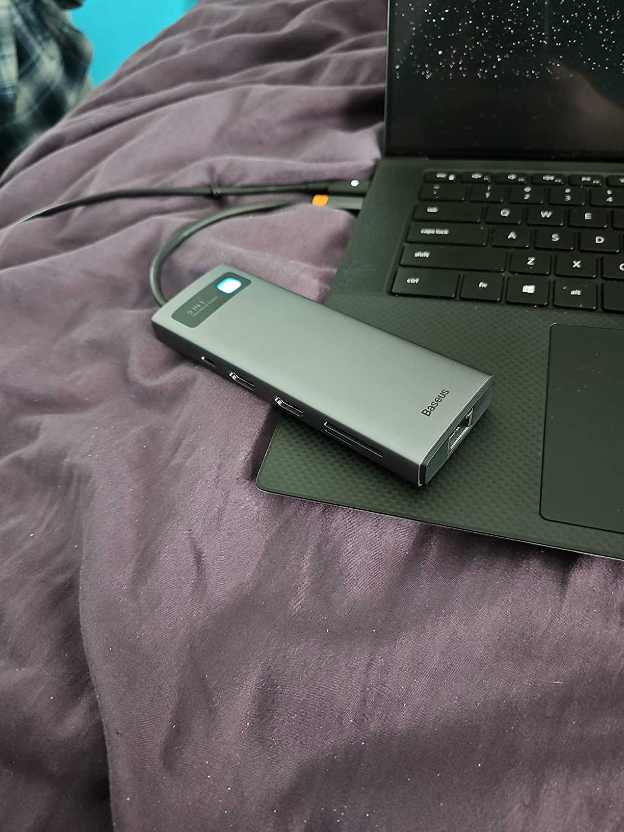 Baseus Laptop Docking Station Dual Monitor 9 in 1 USB C Hub up to 4K@120Hz | 2 HDMI, 1Gbps LAN, Max 85W PD, 3 USB, SD Card Reader customer photo 1