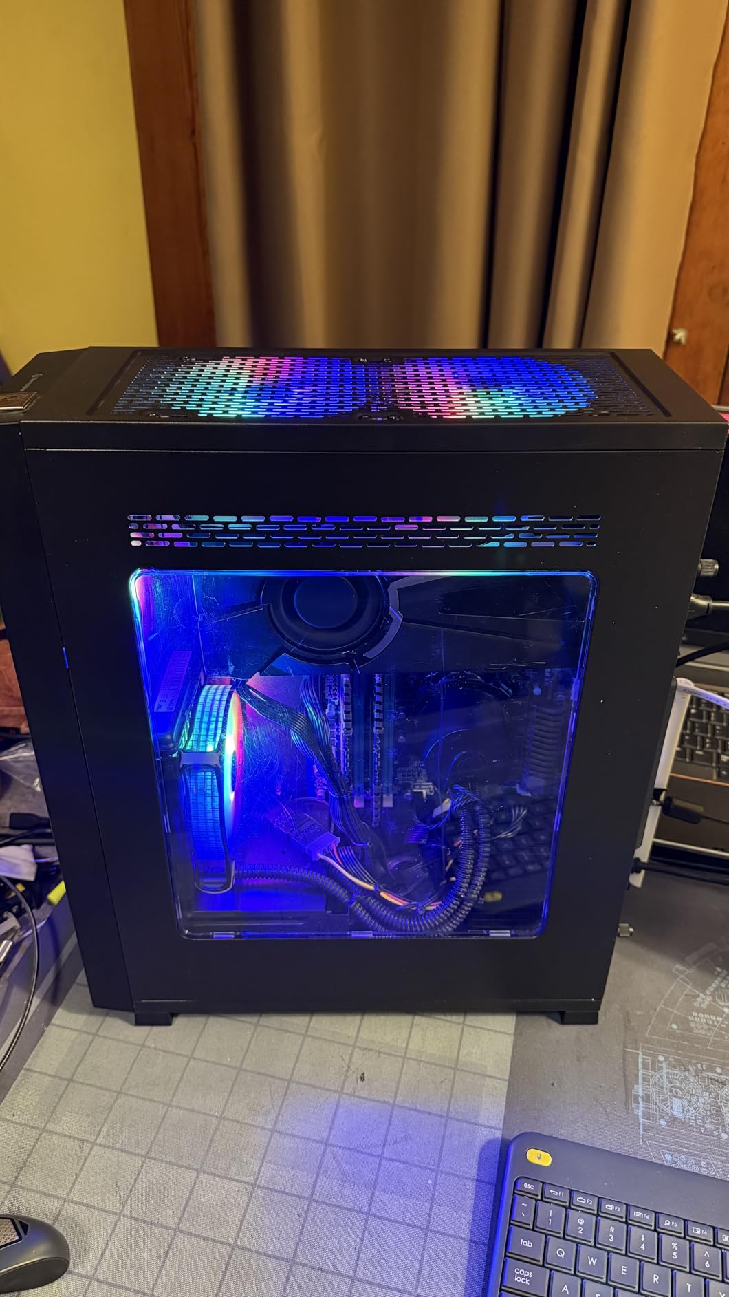 DS RGB Fans, 120mm 6 Pack Case Cooling LED Fans for White Black PC Case, CPU Cooler and Radiators System (DK Series) customer photo 2