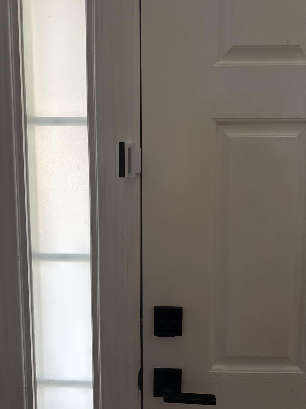 1 Pack Door Reinforcement Lock, Home Security Door Lock, Child Proof, White customer photo 1