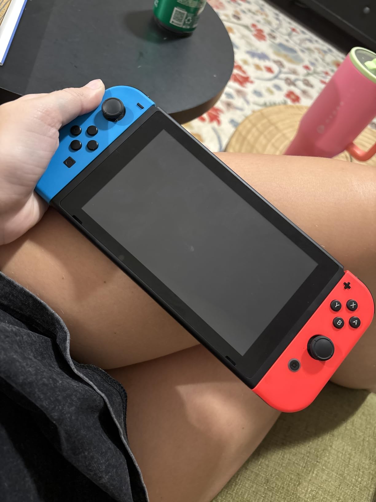 Nintendo Switch with Neon Blue and Neon Red Joy-Con - Handheld Gaming Console customer photo 1